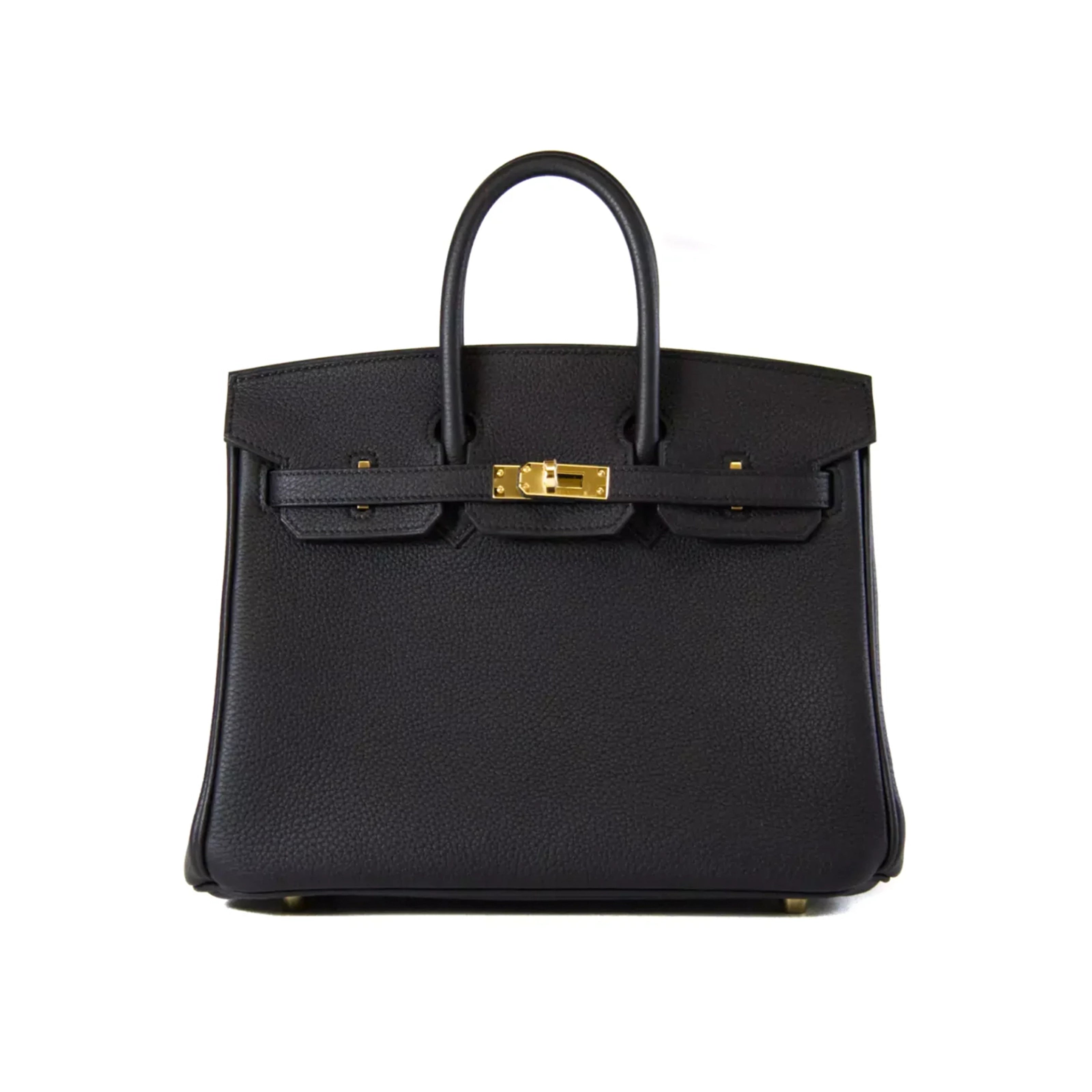 Hermès Birkin 25 Black Togo With Gold Hardware