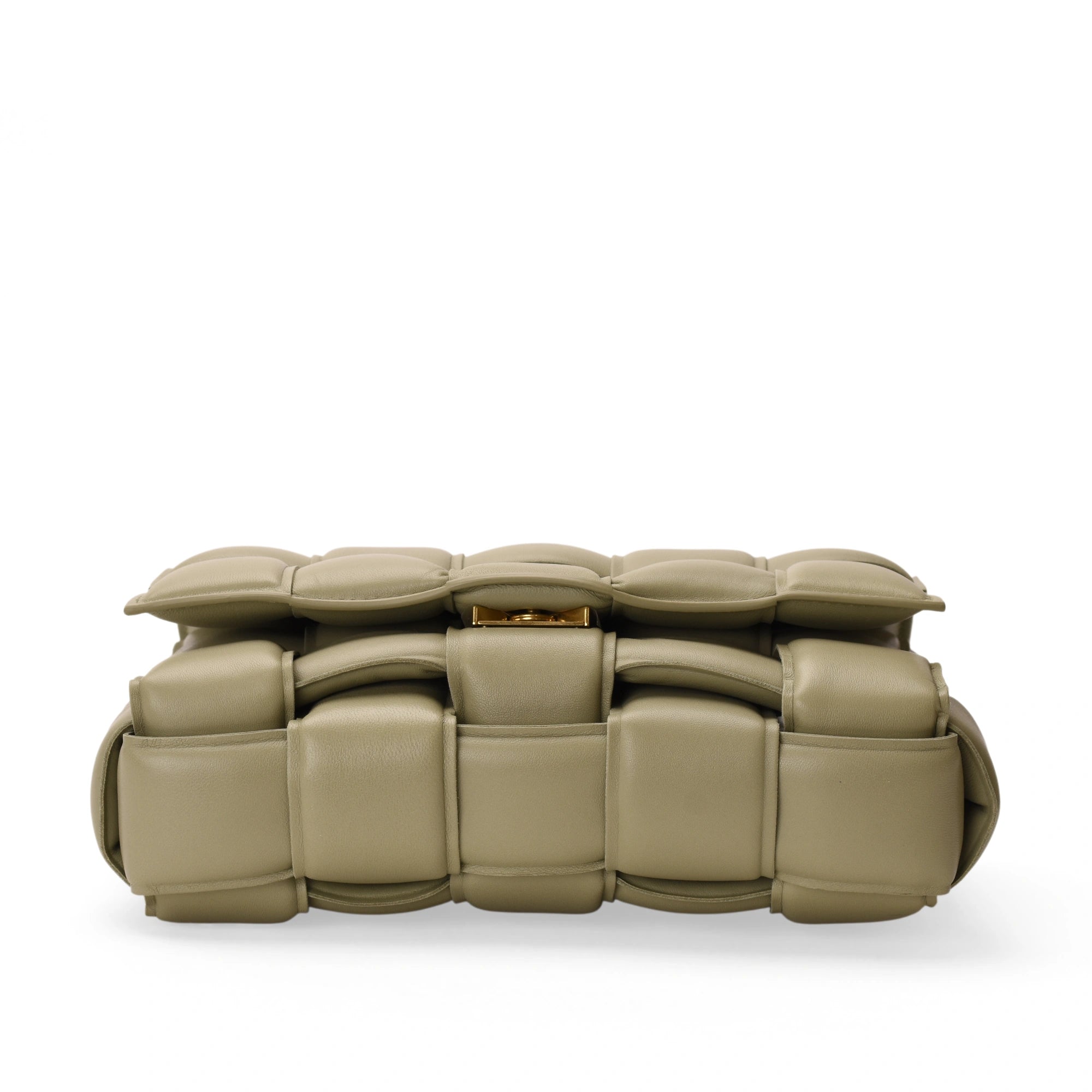 Bottega Veneta Padded Cassette Bag in Sage lambskin