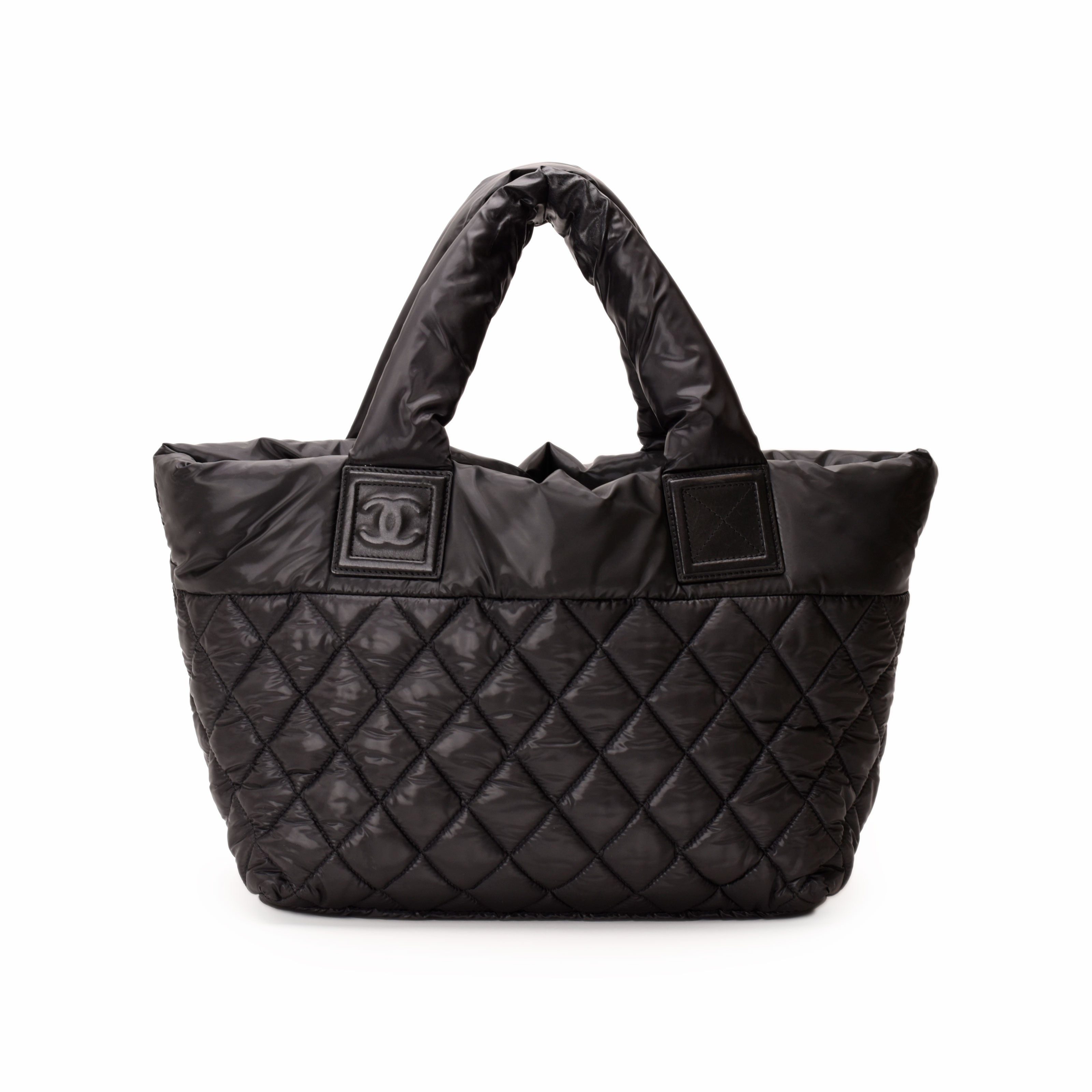 Chanel Coco Black Cocoon Nylon Tote