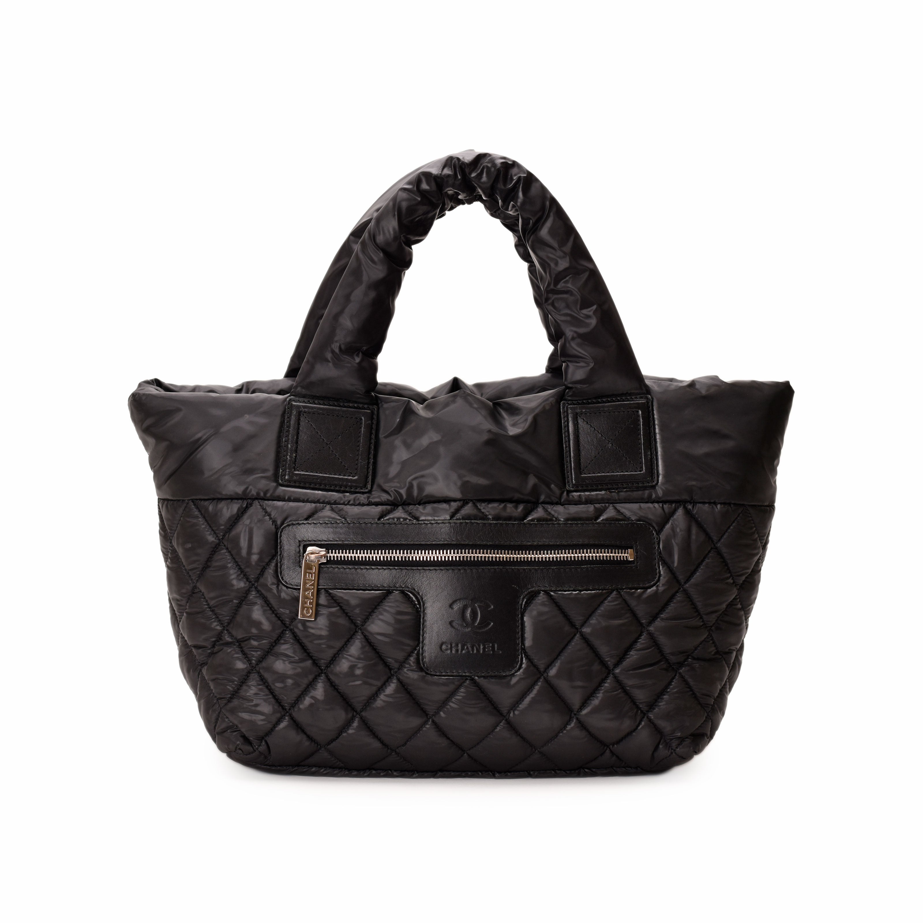 Chanel Coco Black Cocoon Nylon Tote