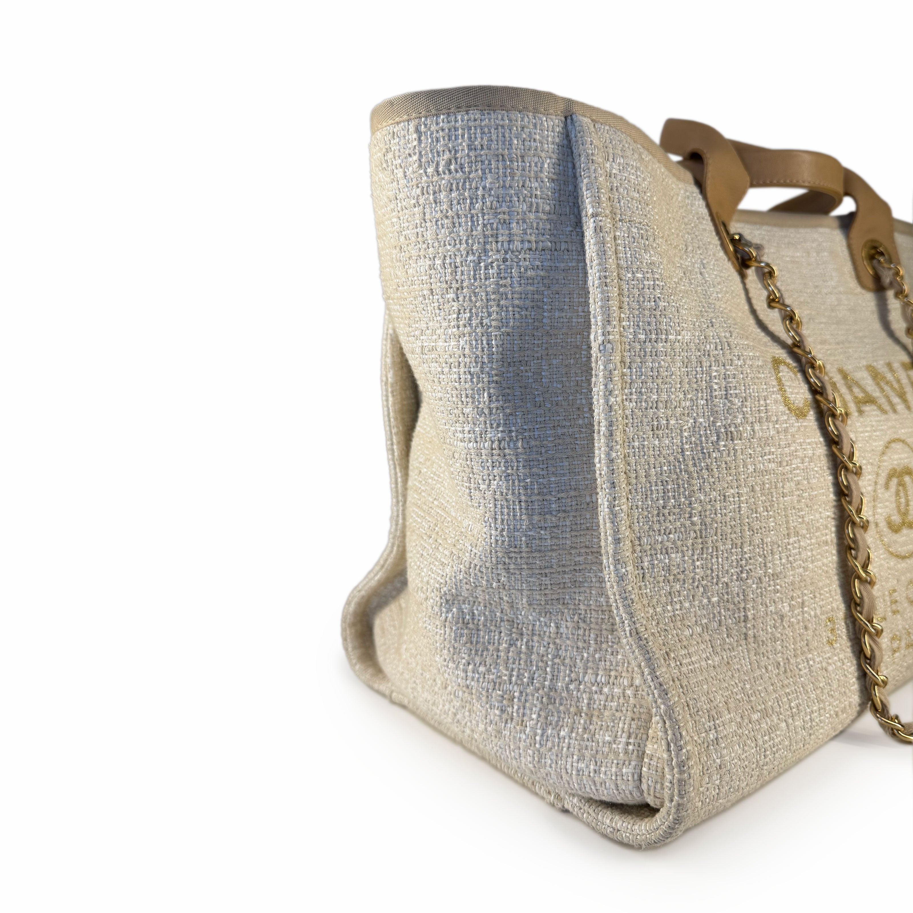 Chanel Deauville Beige Tote Medium