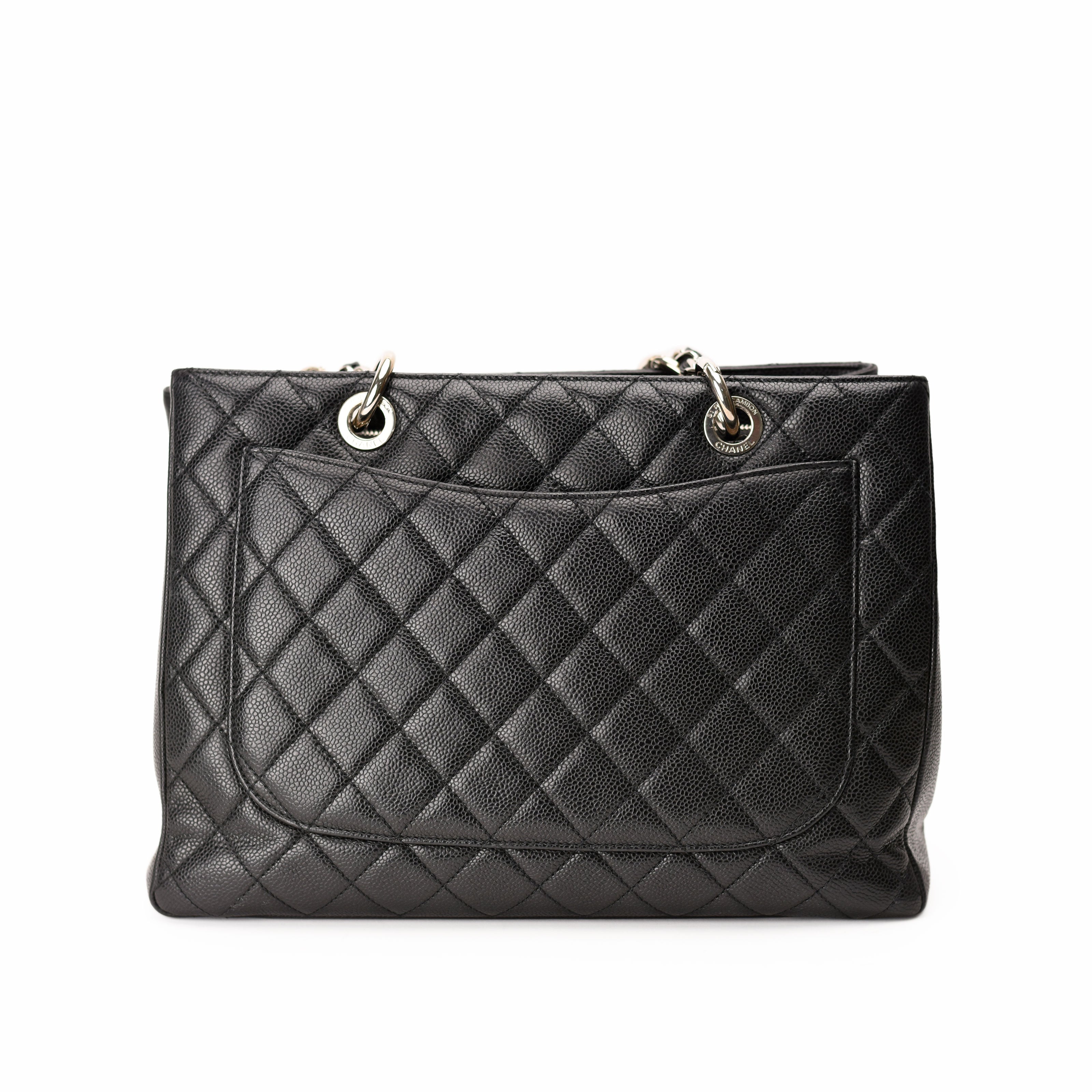 Chanel GST Black Caviar SHW