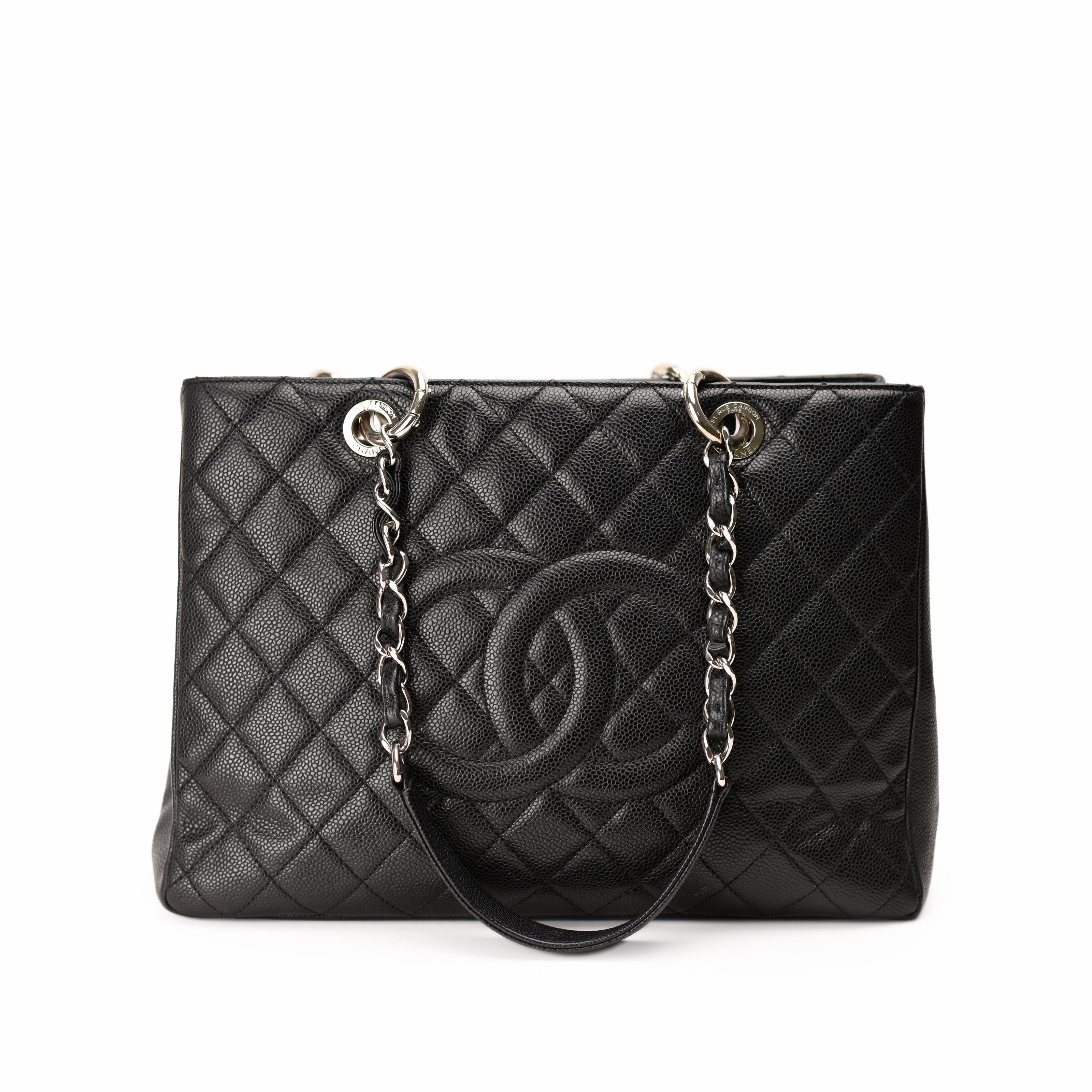 Chanel GST Black Caviar SHW