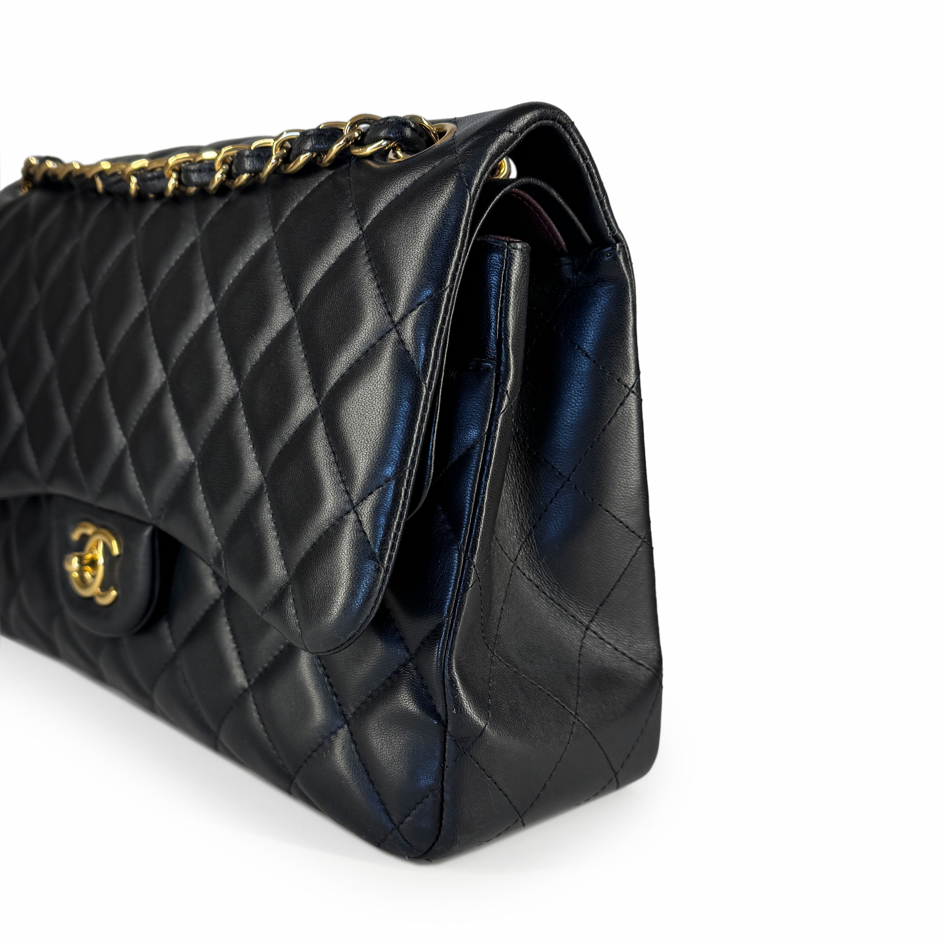 Chanel Timeless Jumbo Black Lambskin GHW