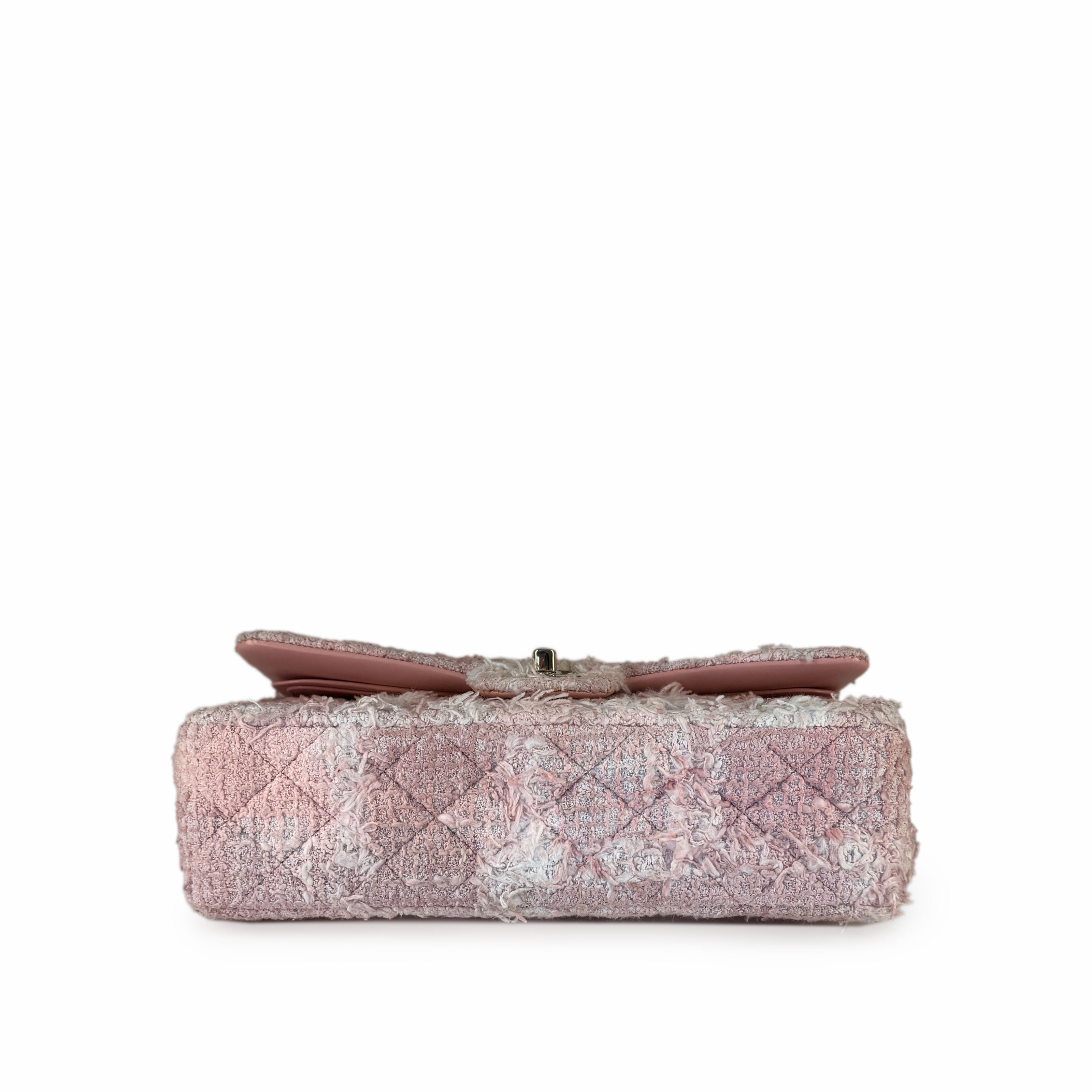 Chanel Timeless Medium Light Pink Tweed CHW