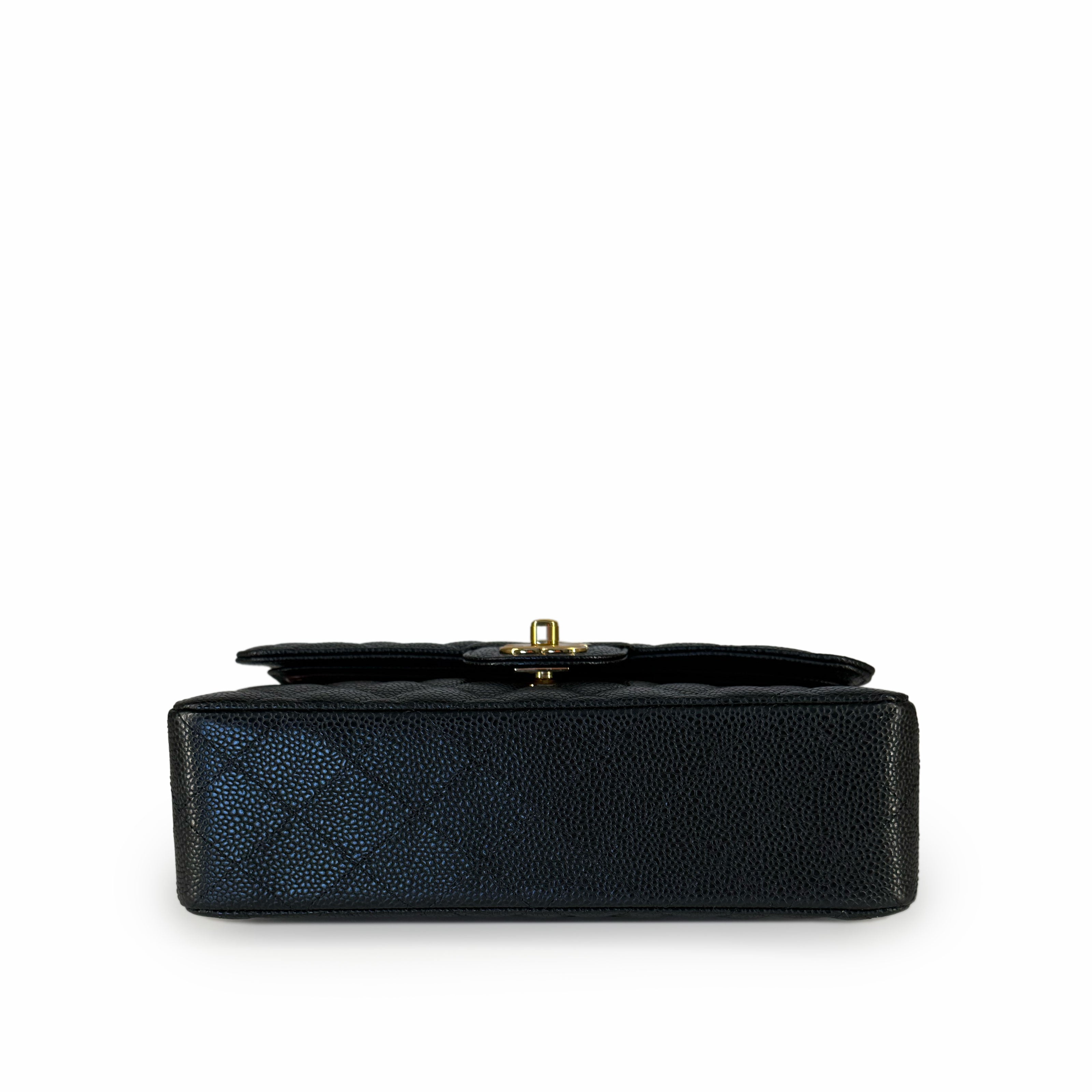 Chanel Timeless Small Black Caviar GHW