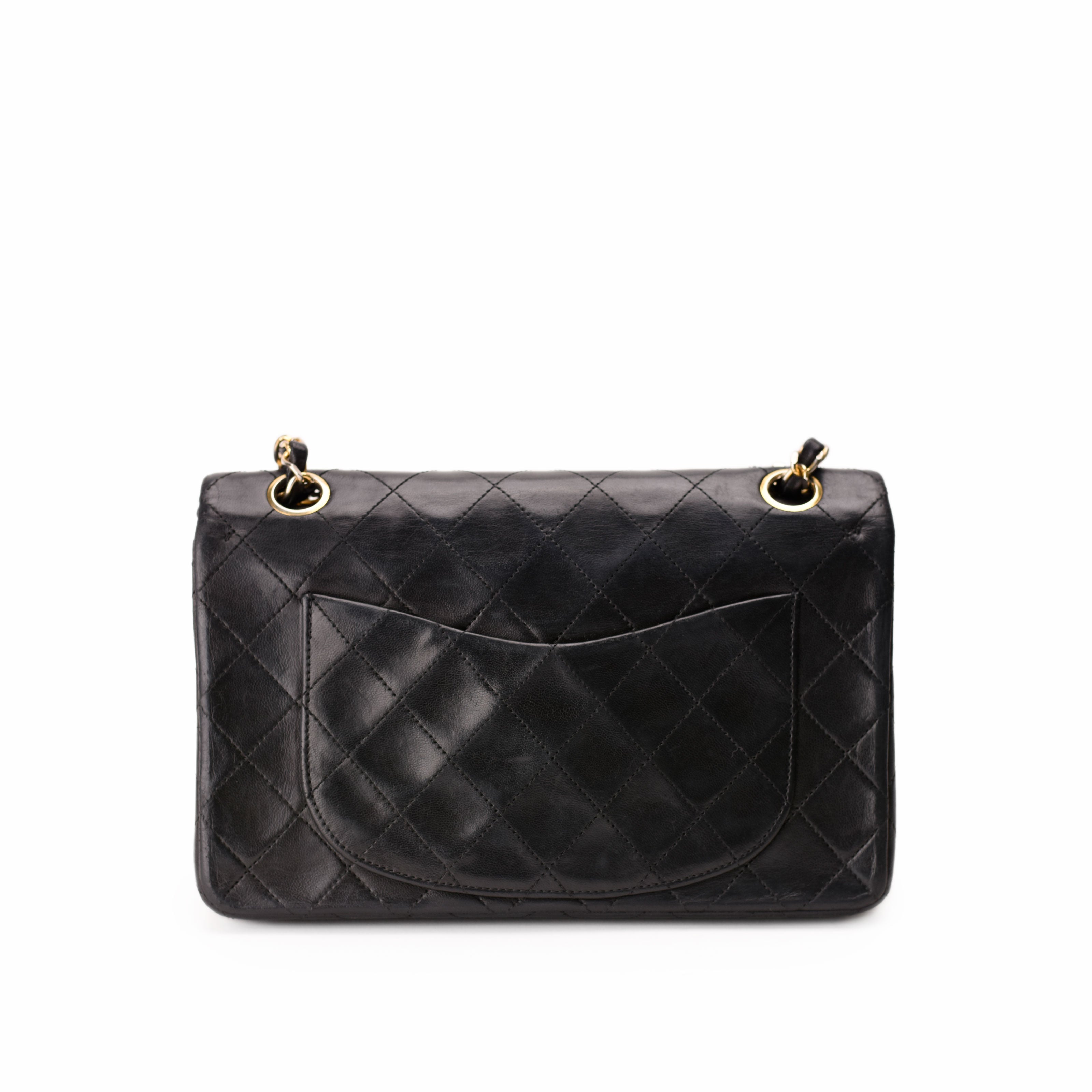 Chanel Timeless Small Vintage 24k Black Lambskin GHW