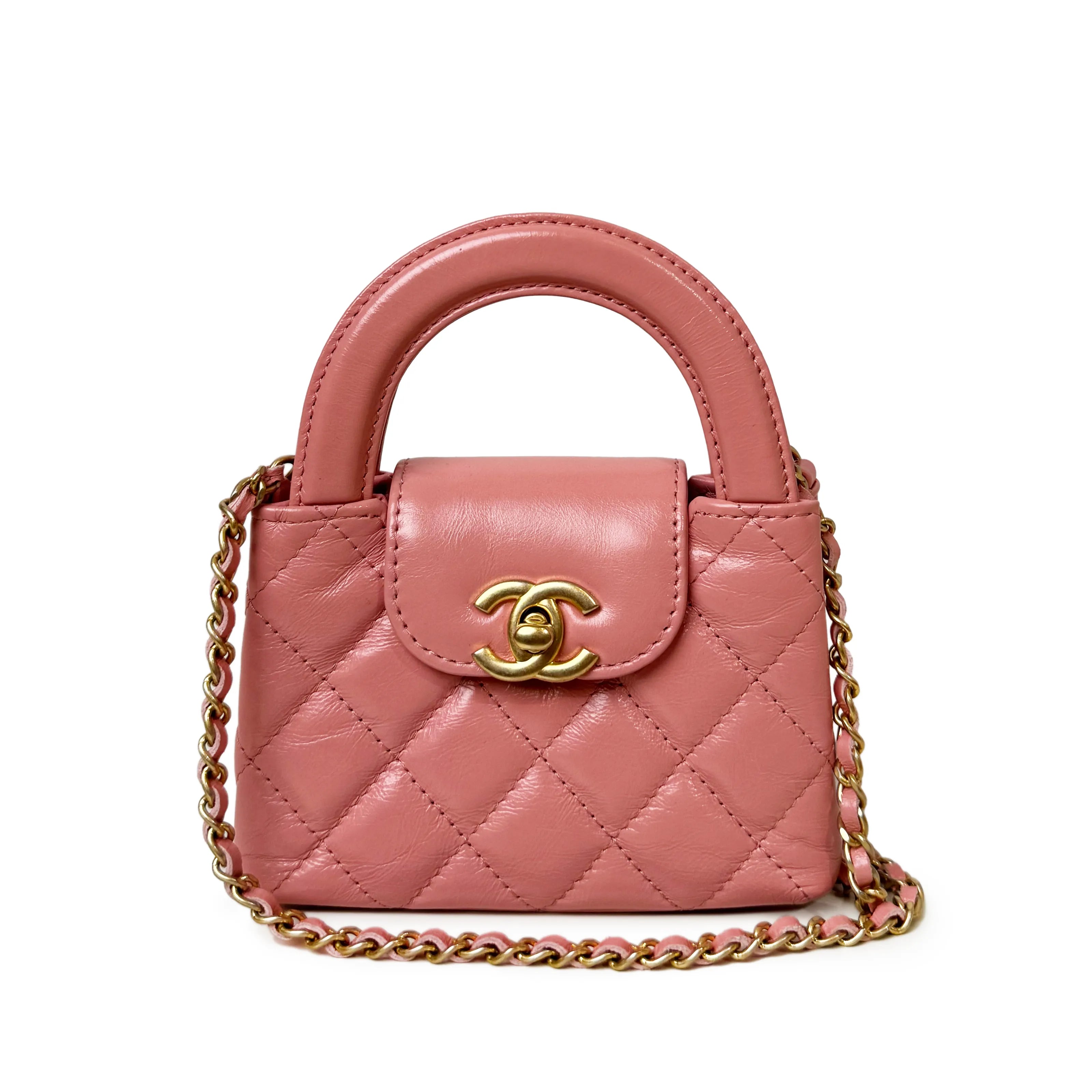 Exclusive Chanel Pink Nano Kelly Bag