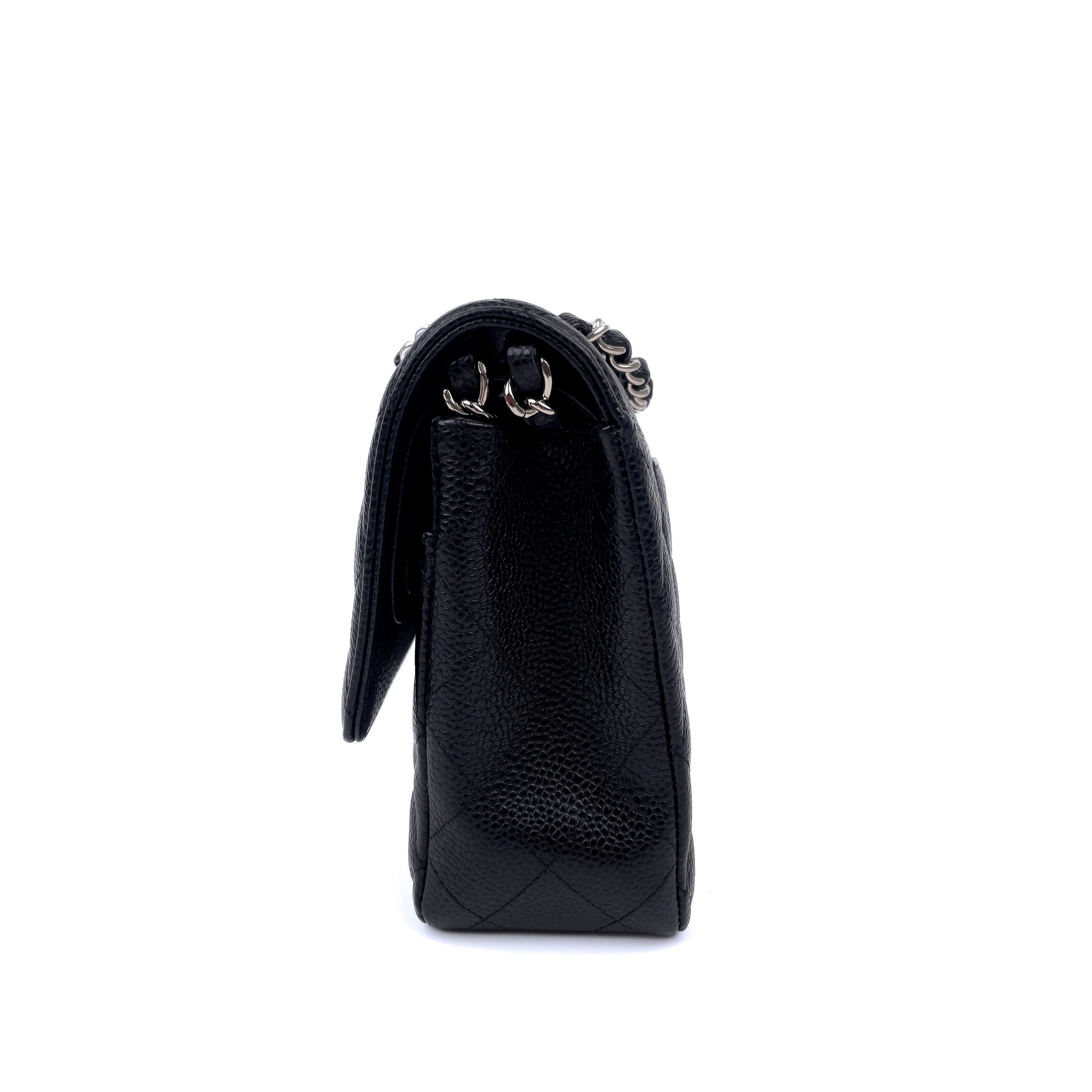 Chanel Timeless Classic in Black Caviar Leather SHW