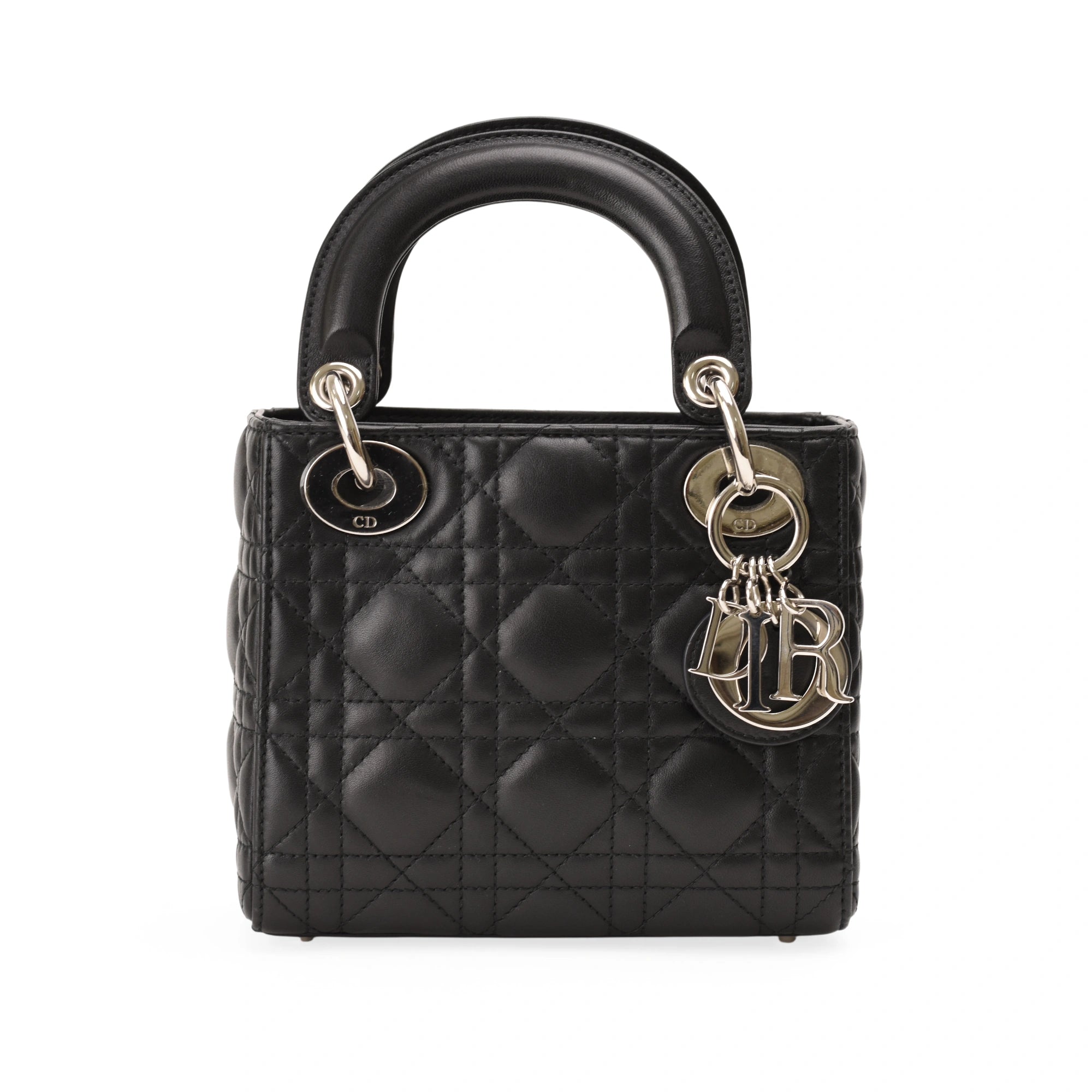 Dior Lady Dior Mini Black SHW
