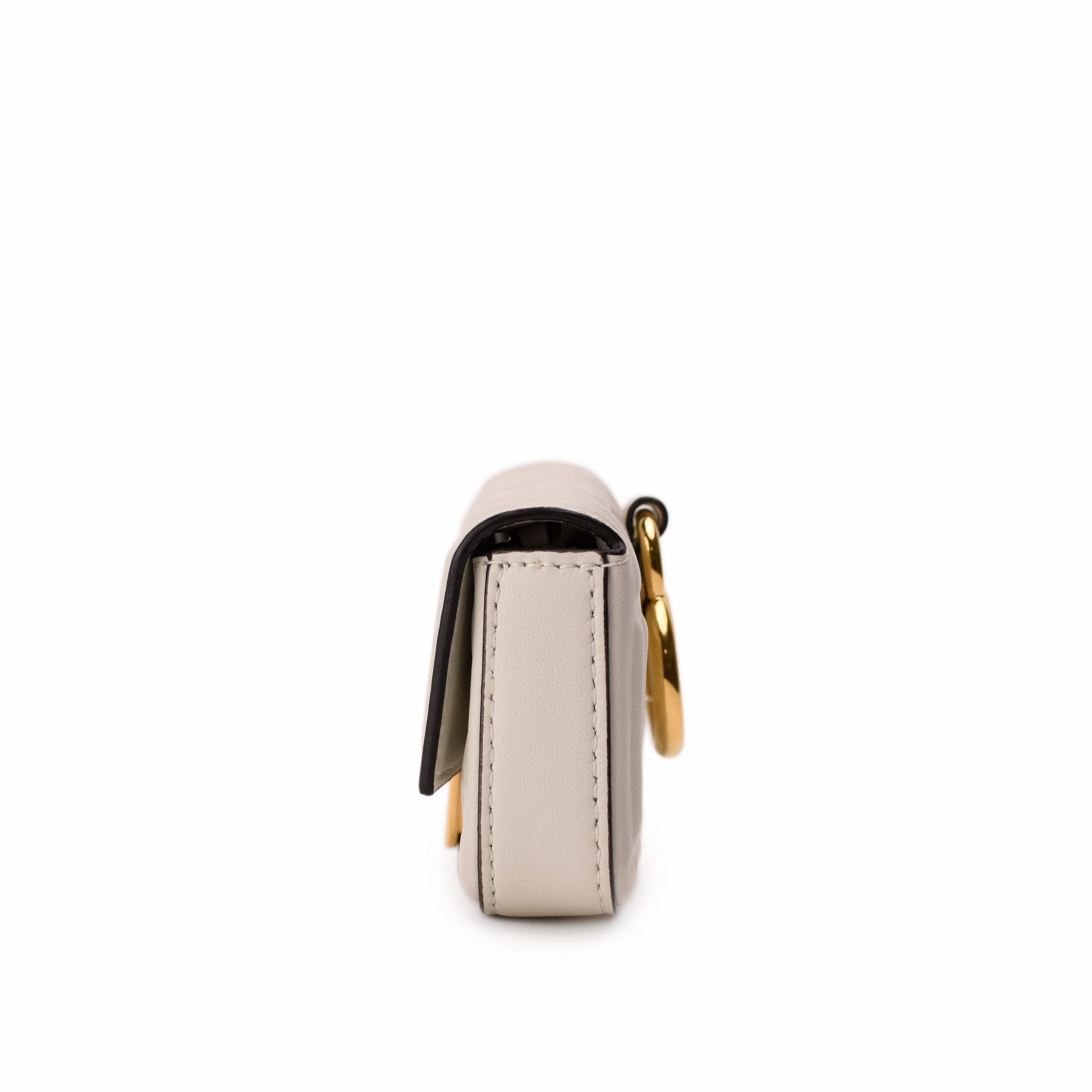 Fendi Baguette White Bag Charm