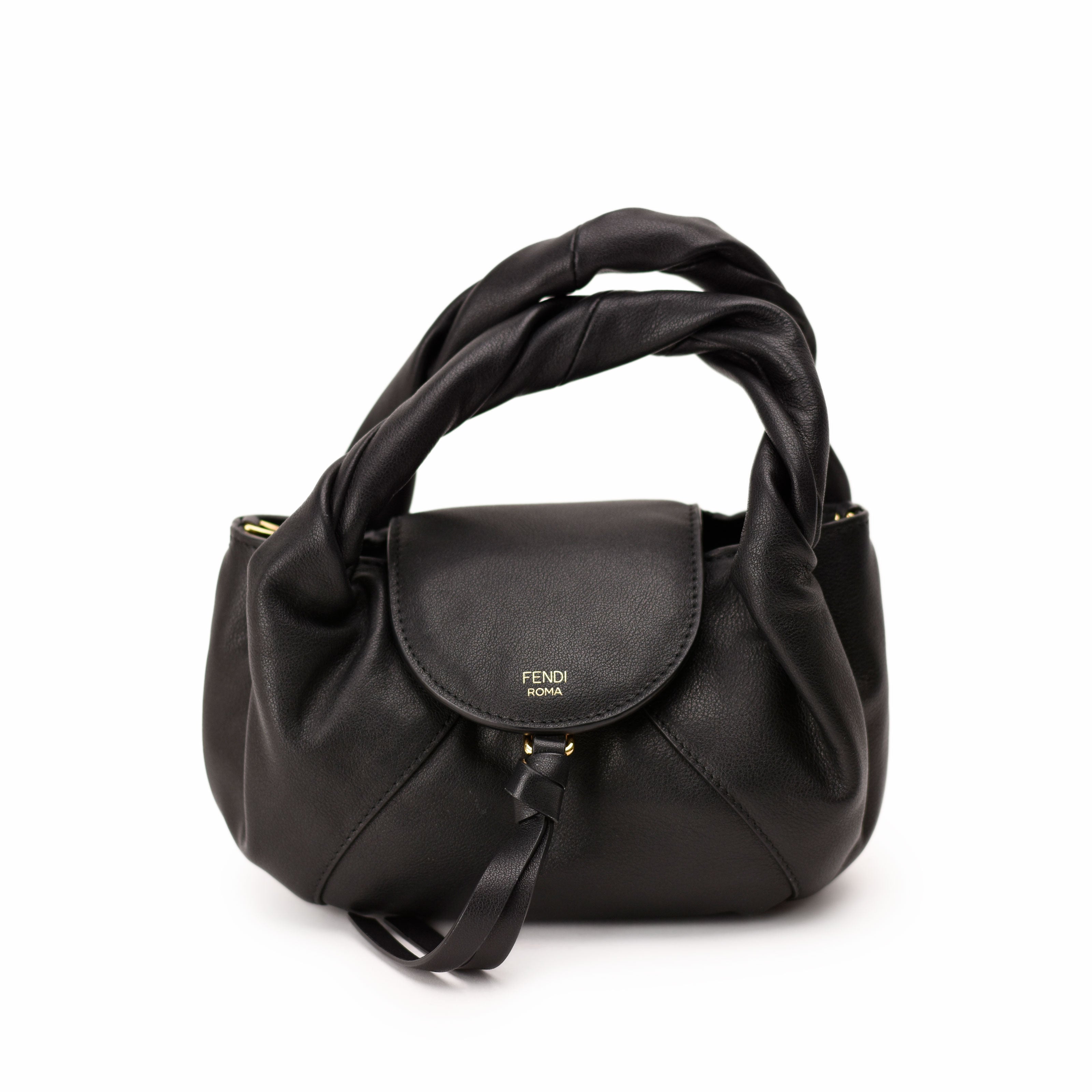 Fendi Small Spy Bag Black Calfskin