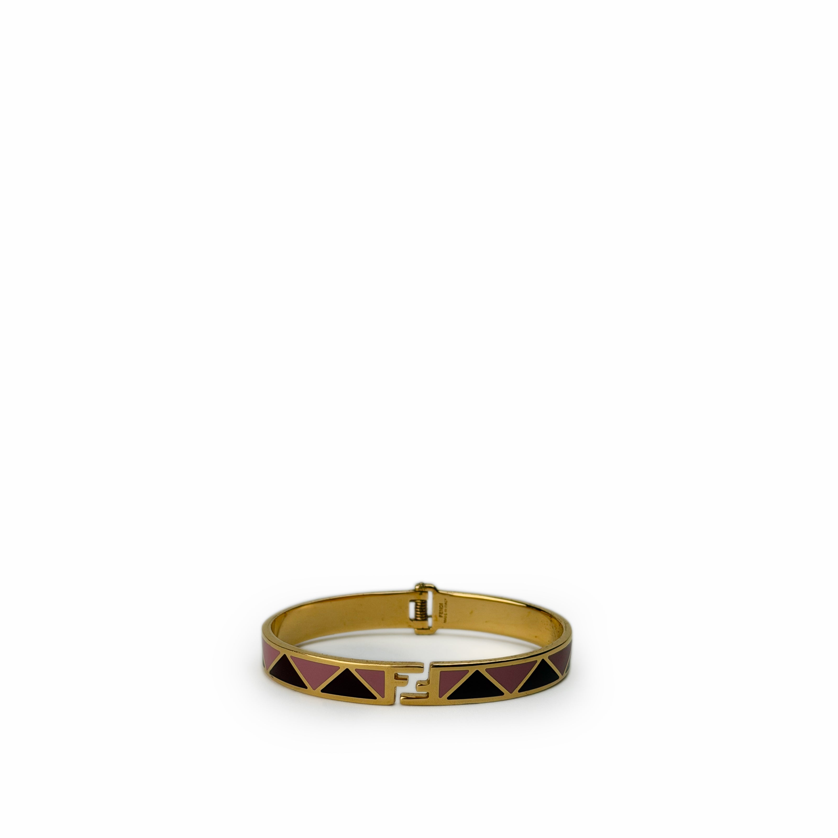 Fendi Geometric-pattern Enamel Bracelet