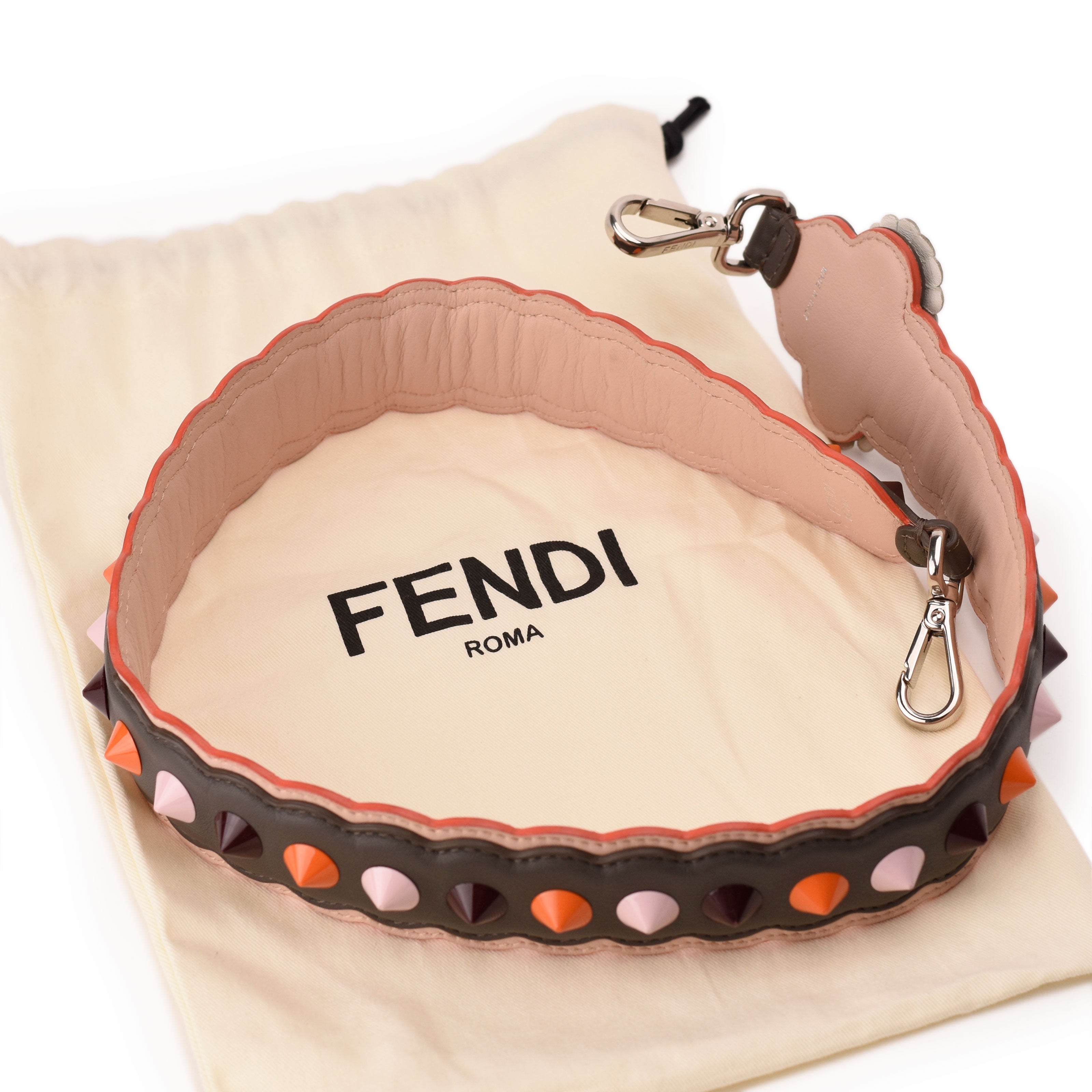 Fendi Studded Strap You Shoulder Strap