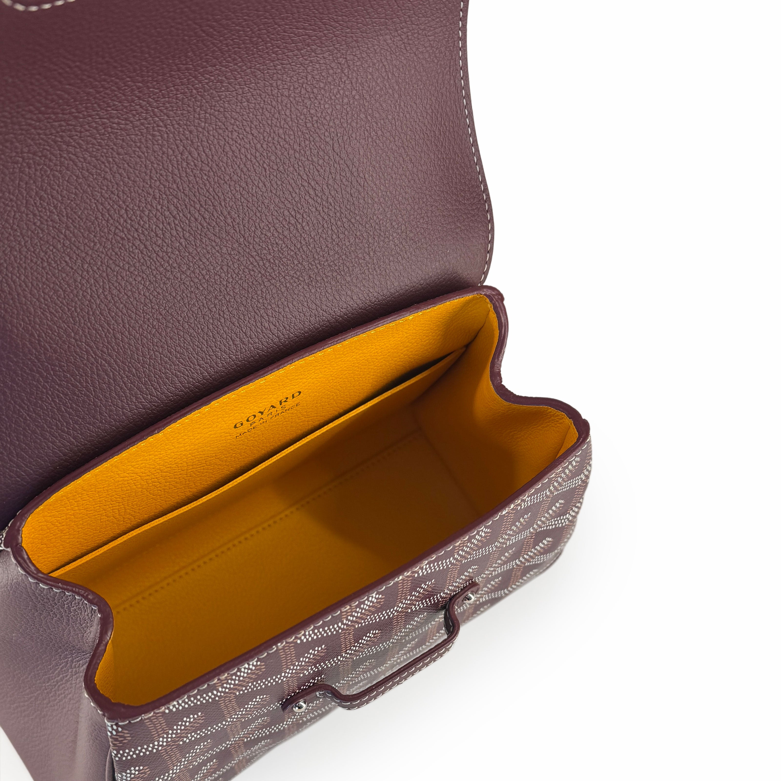 Goyard Saïgon Souple Mini Bag in Burgundy