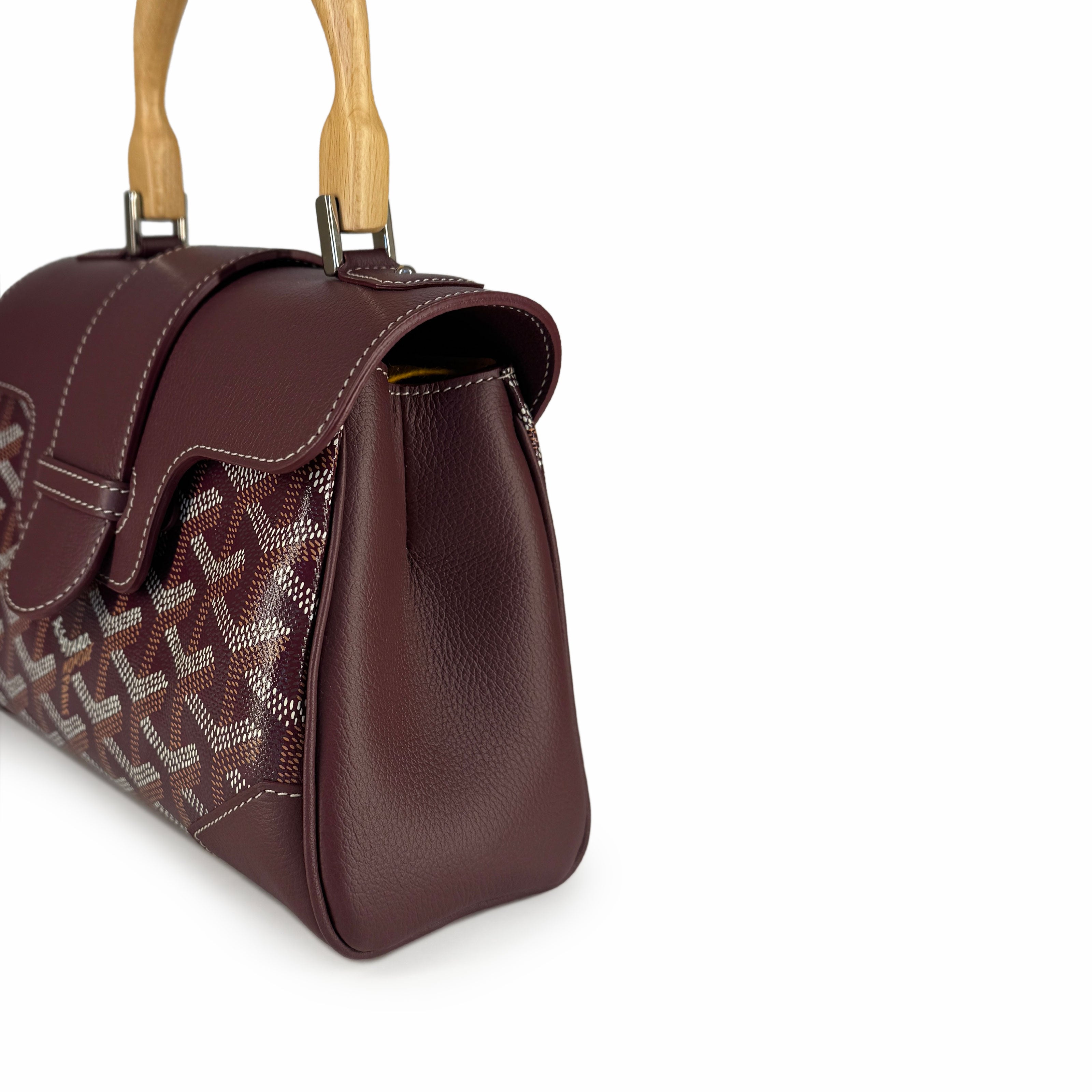 Goyard Saïgon Souple Mini Bag in Burgundy