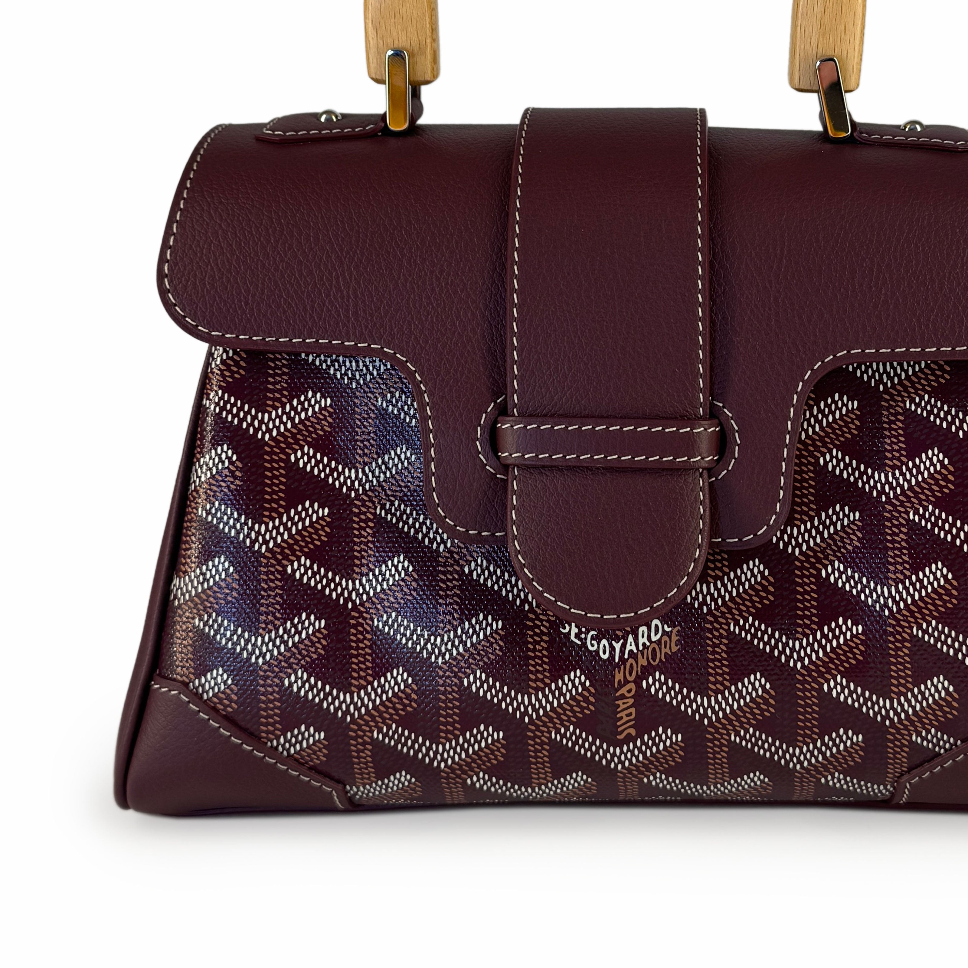 Goyard Saïgon Souple Mini Bag in Burgundy