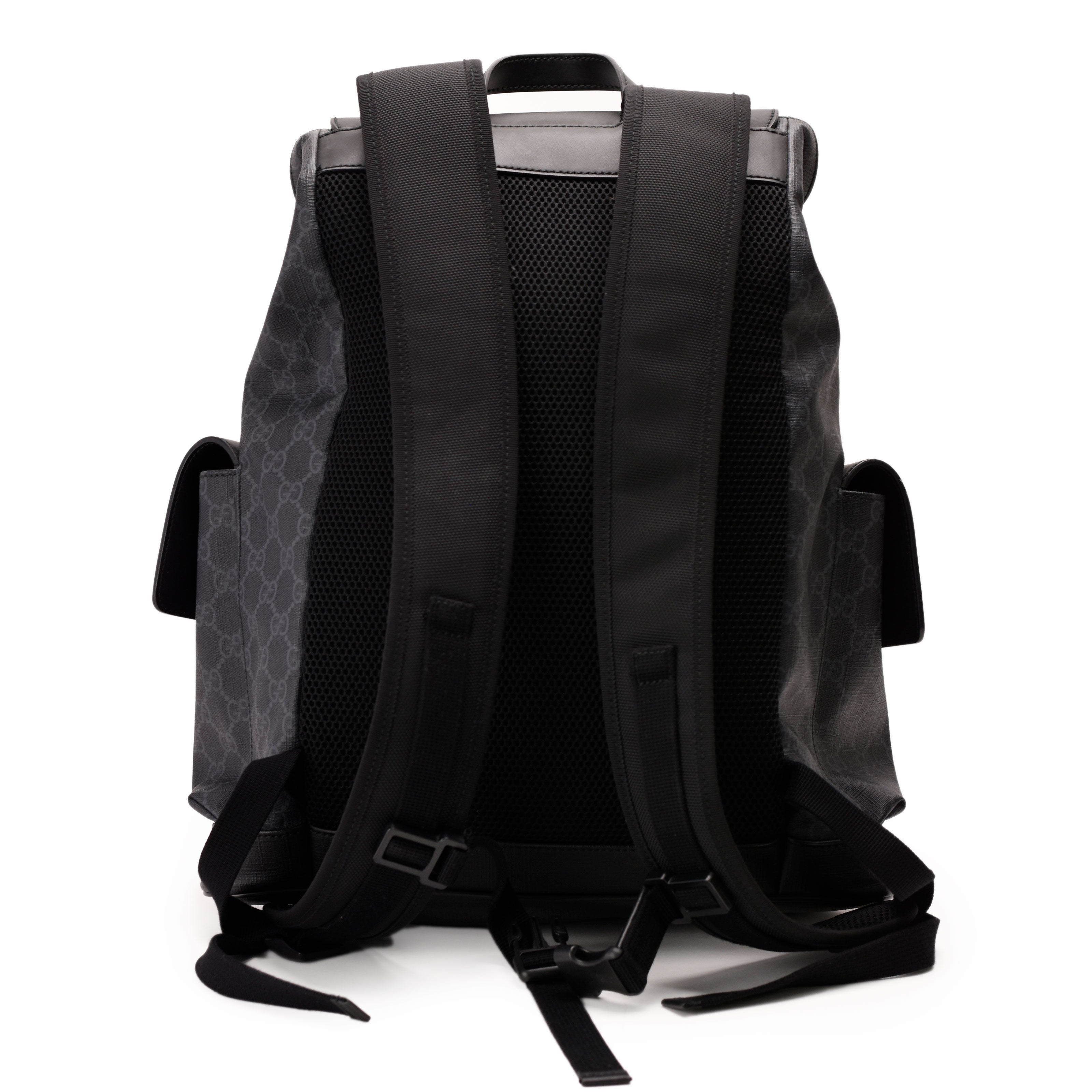 Gucci GG Supreme Black Backpack