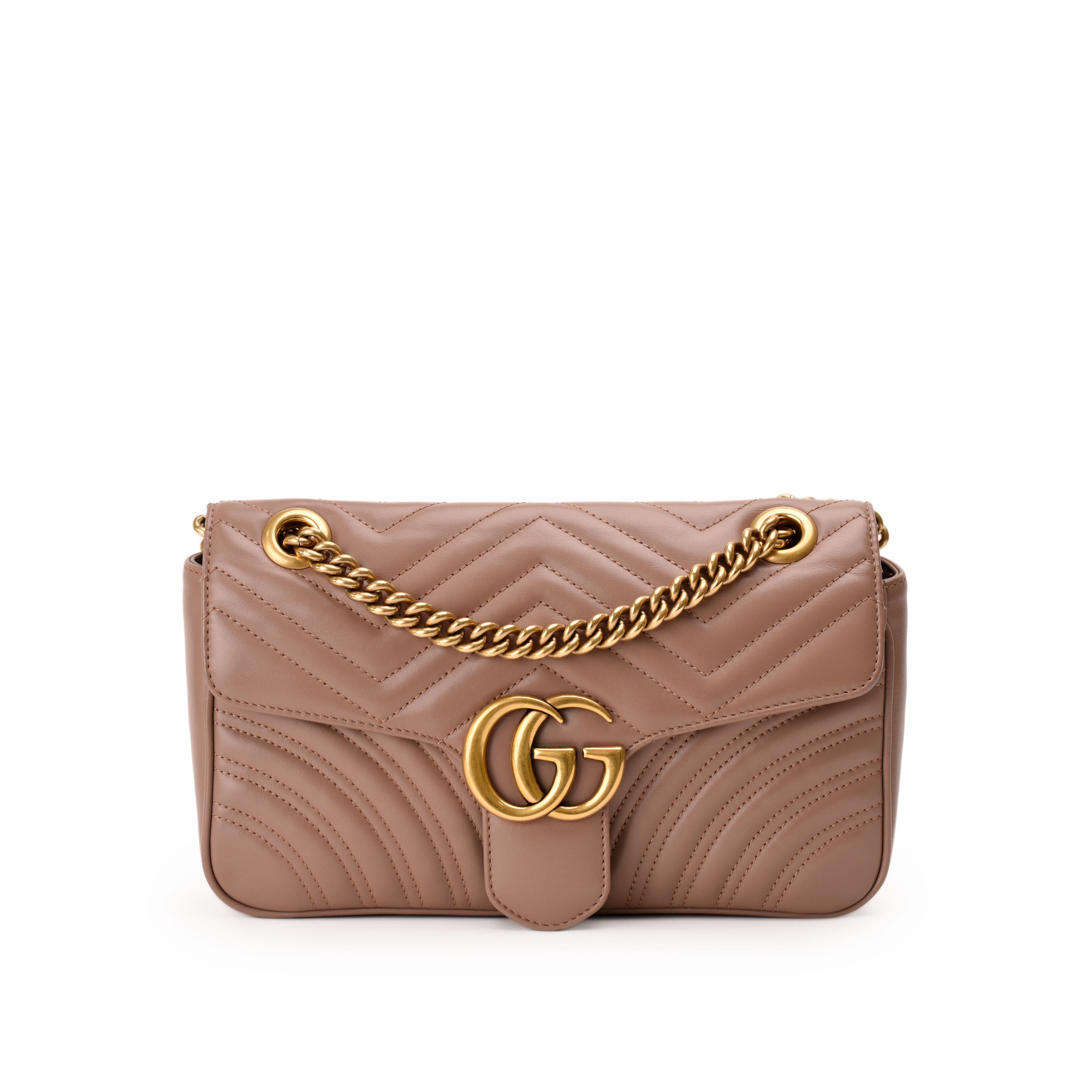 Gucci GG Marmont Medium Shoulder Bag Antique Rose