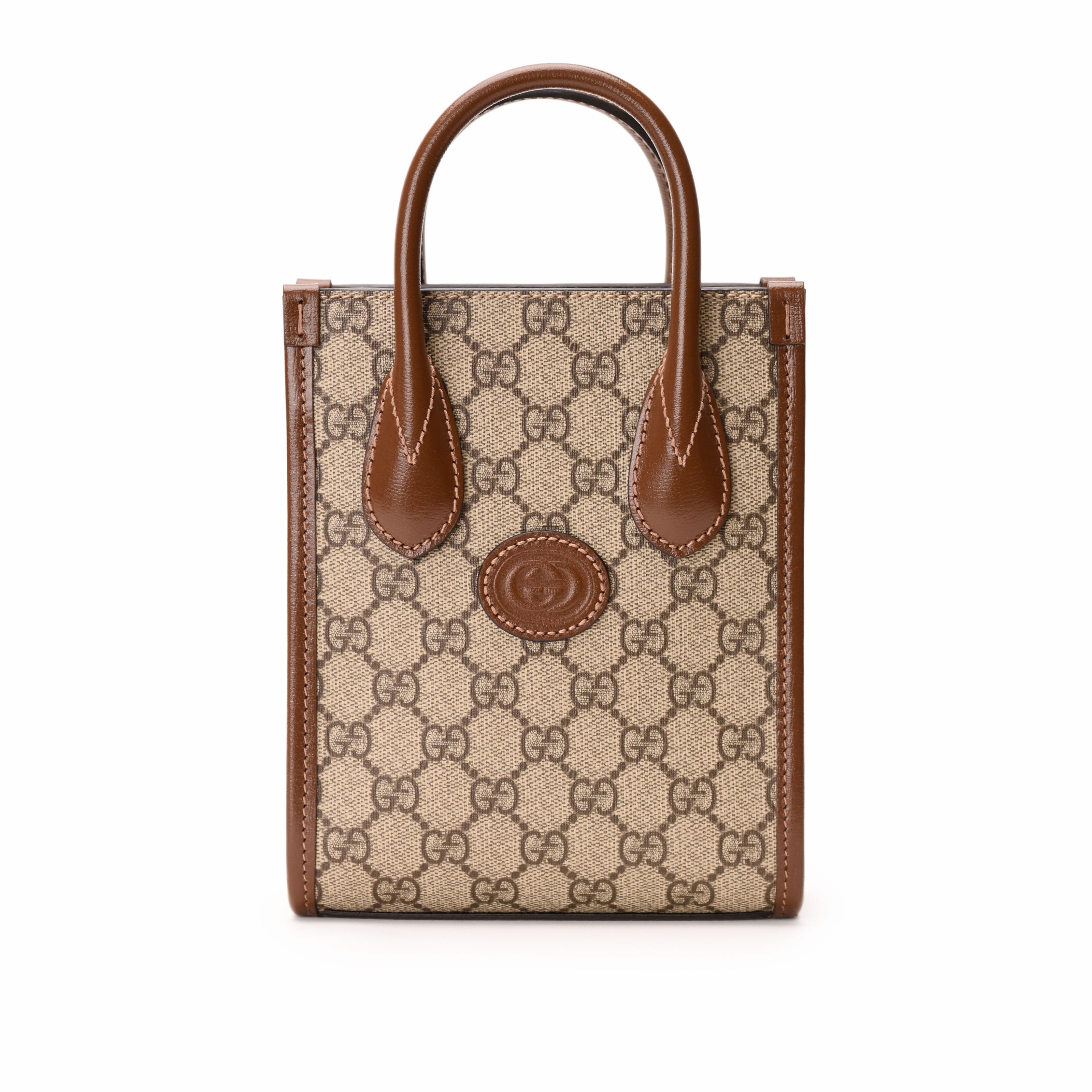 Gucci Interlocking G Mini Tote Bag in GG Supreme Canvas
