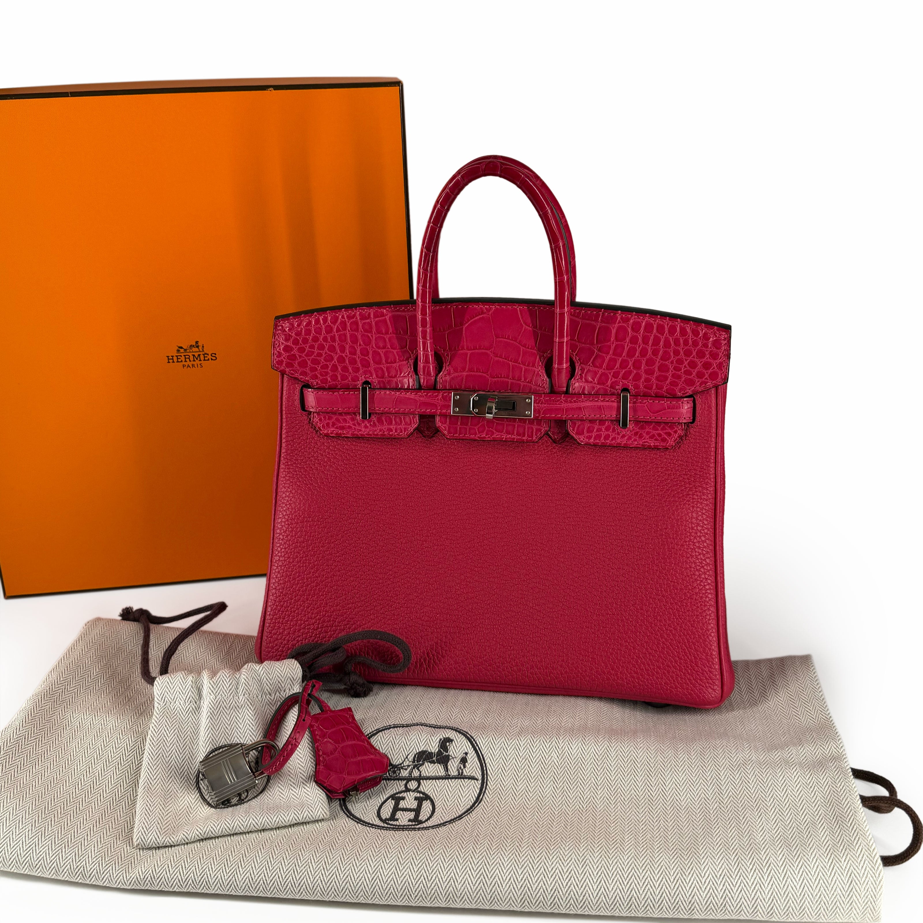 Hermès Birkin 25 Framboise Touch PHW