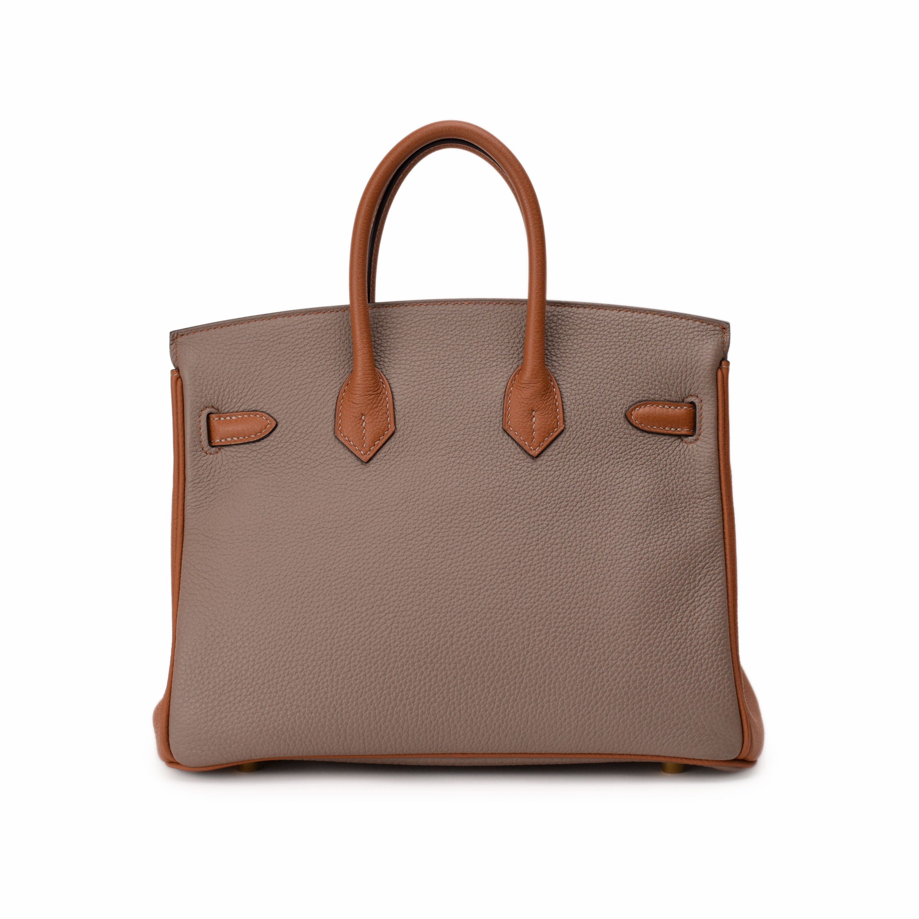 Hermès Birkin 25 Gris Mouette/Gold Togo PBHW