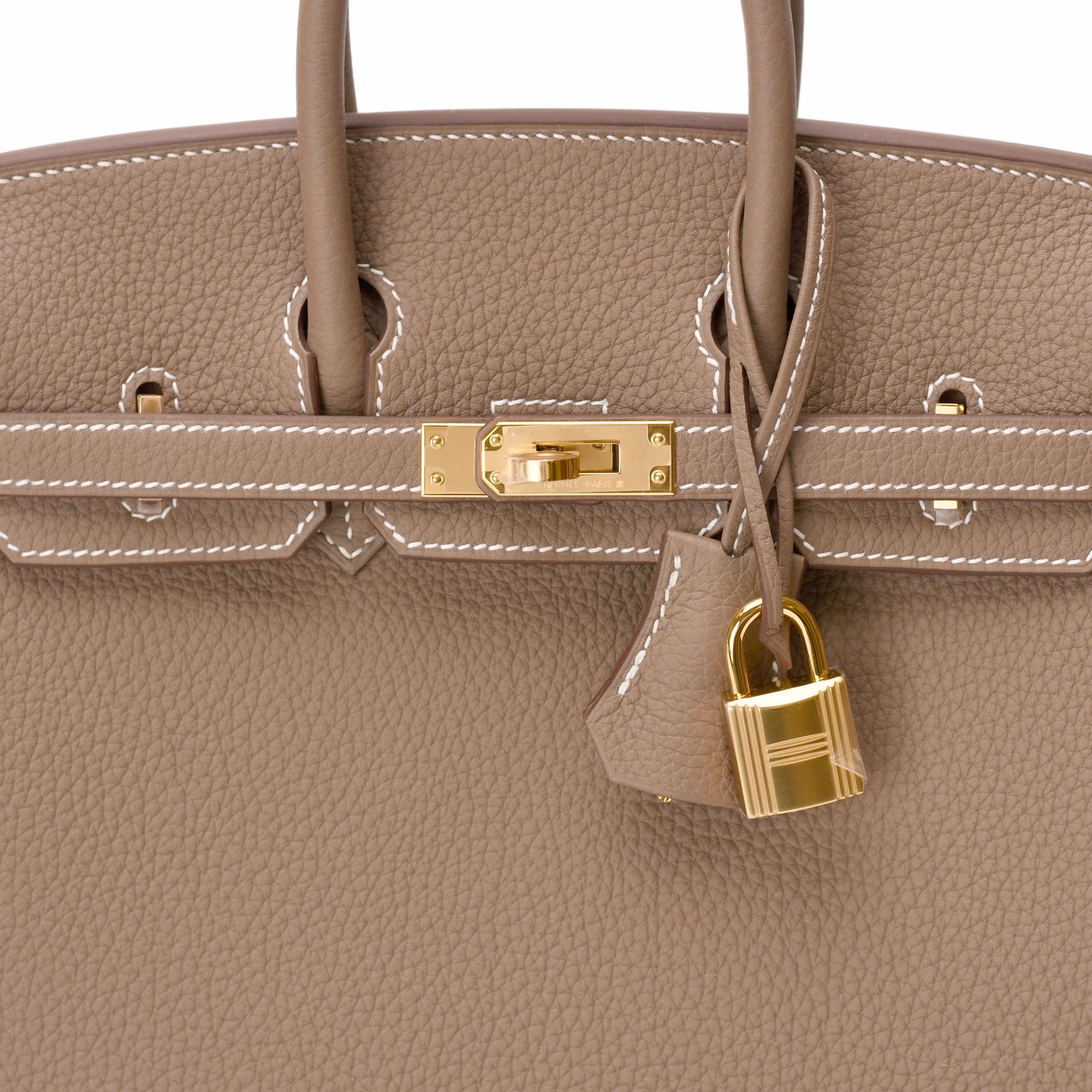 Hermès Birkin 25 Étoupe Togo GHW