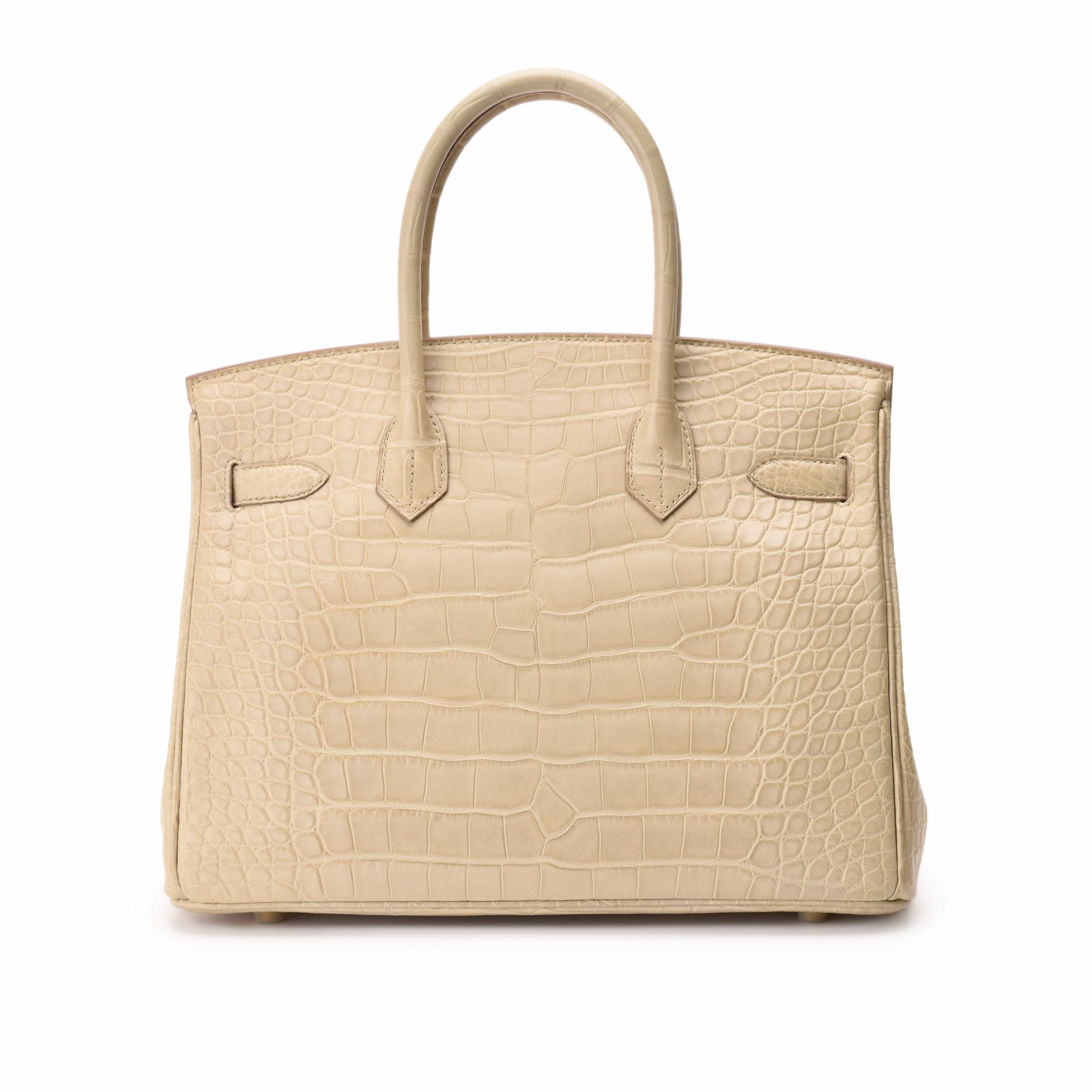 Hermès Birkin 30 Beton Matte Alligator GHW