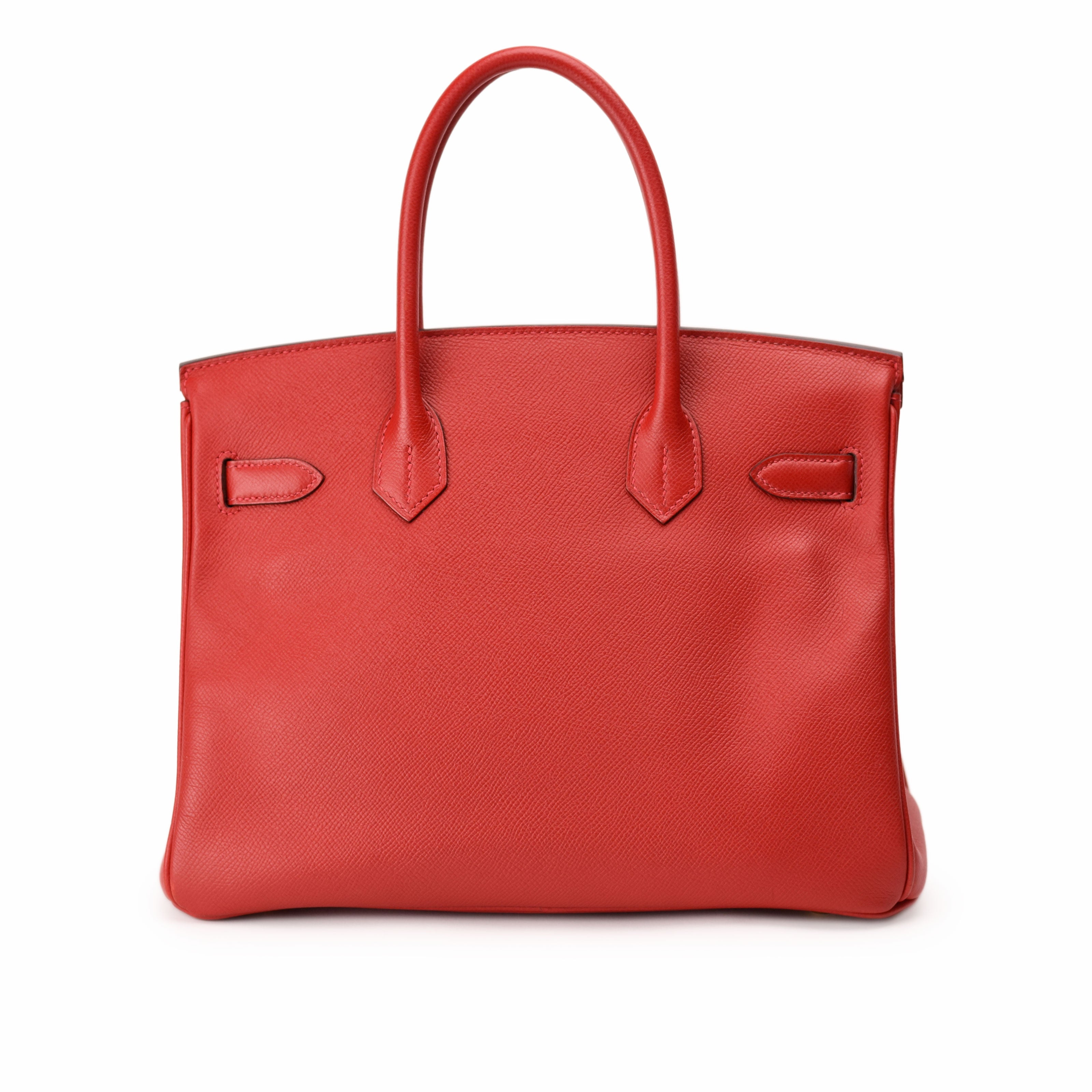 Hermès Birkin 30 Rouge Casaque Epsom GHW