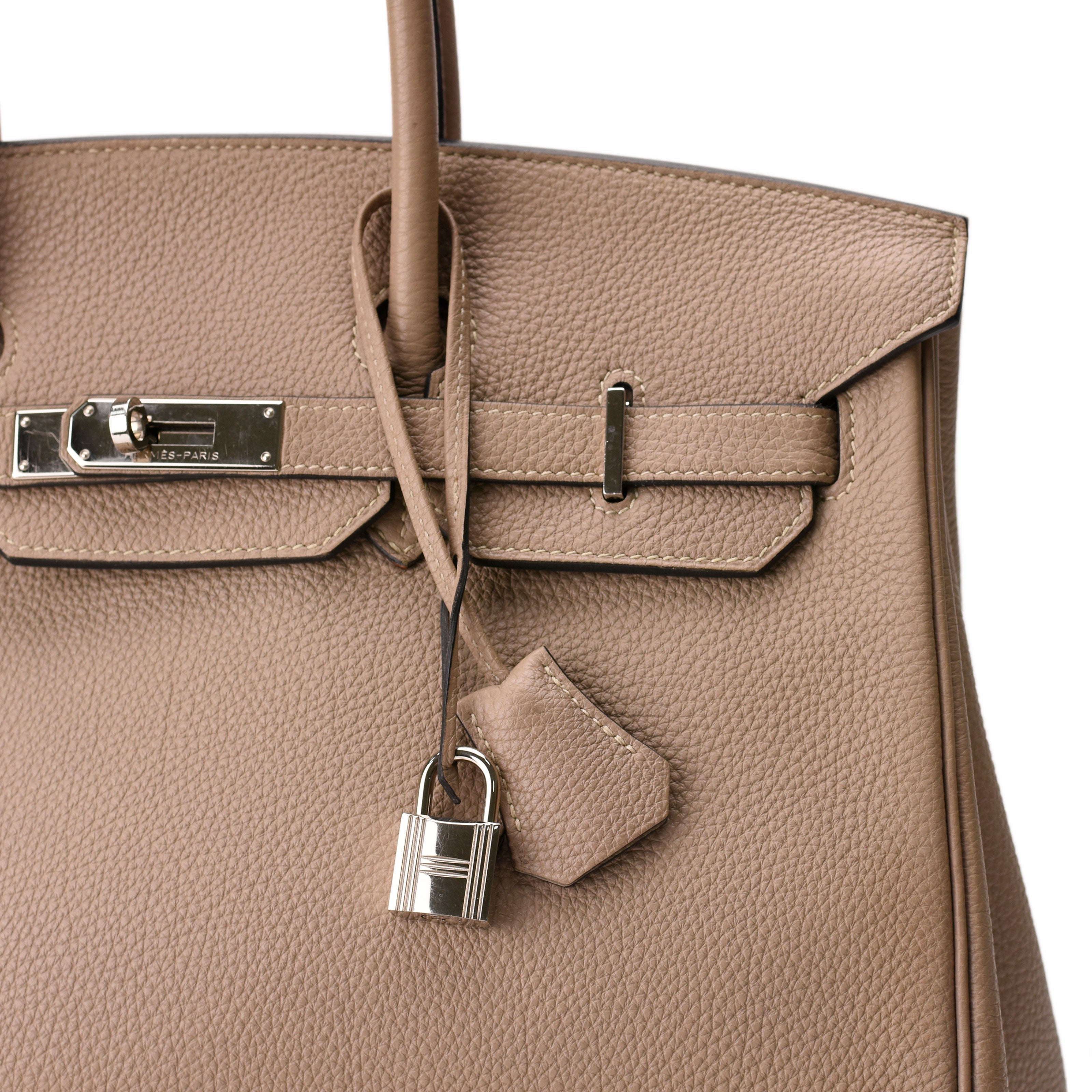Hermès Birkin 35 Gris Tourtelle PHW