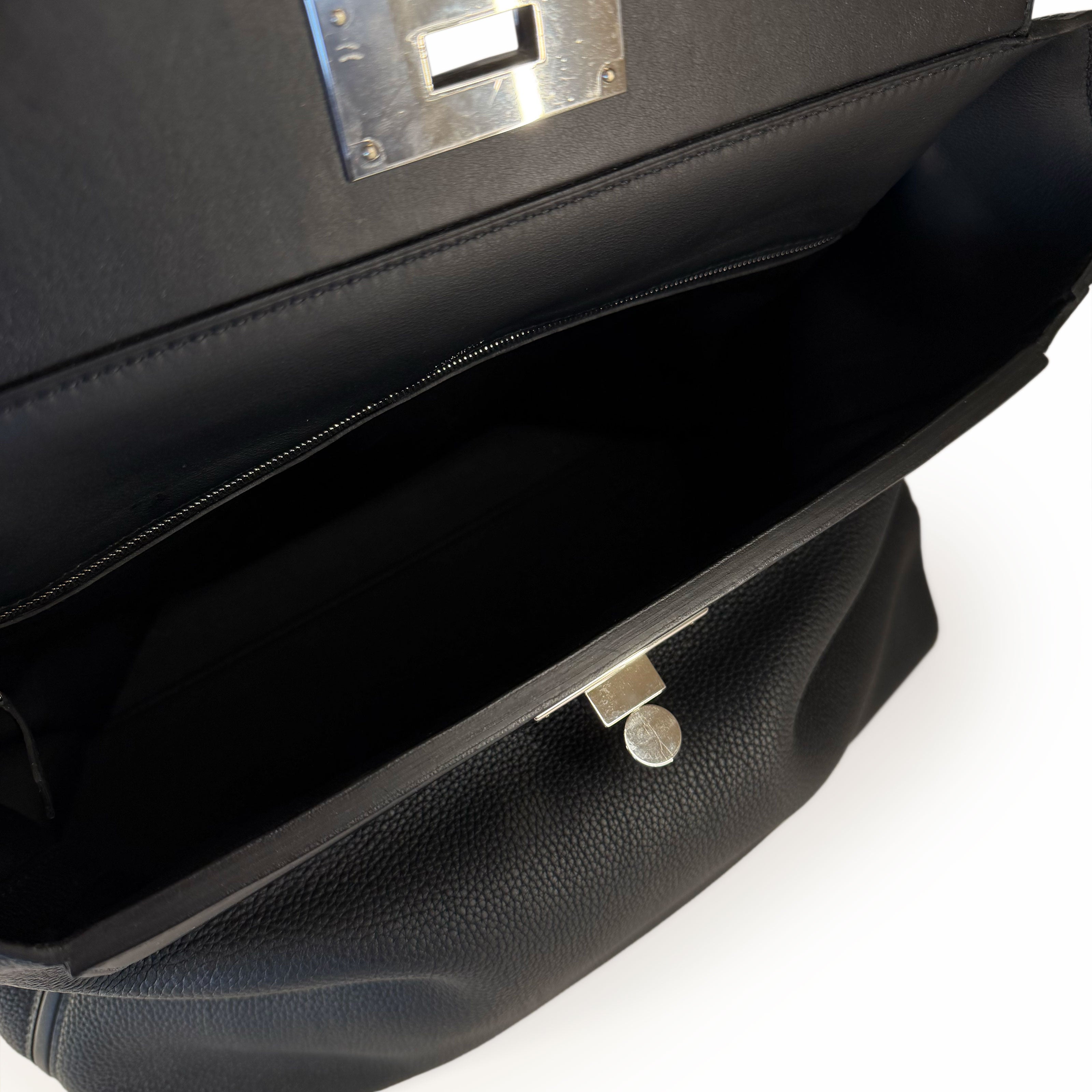 Hermès 24/24 35 Black Togo PHW