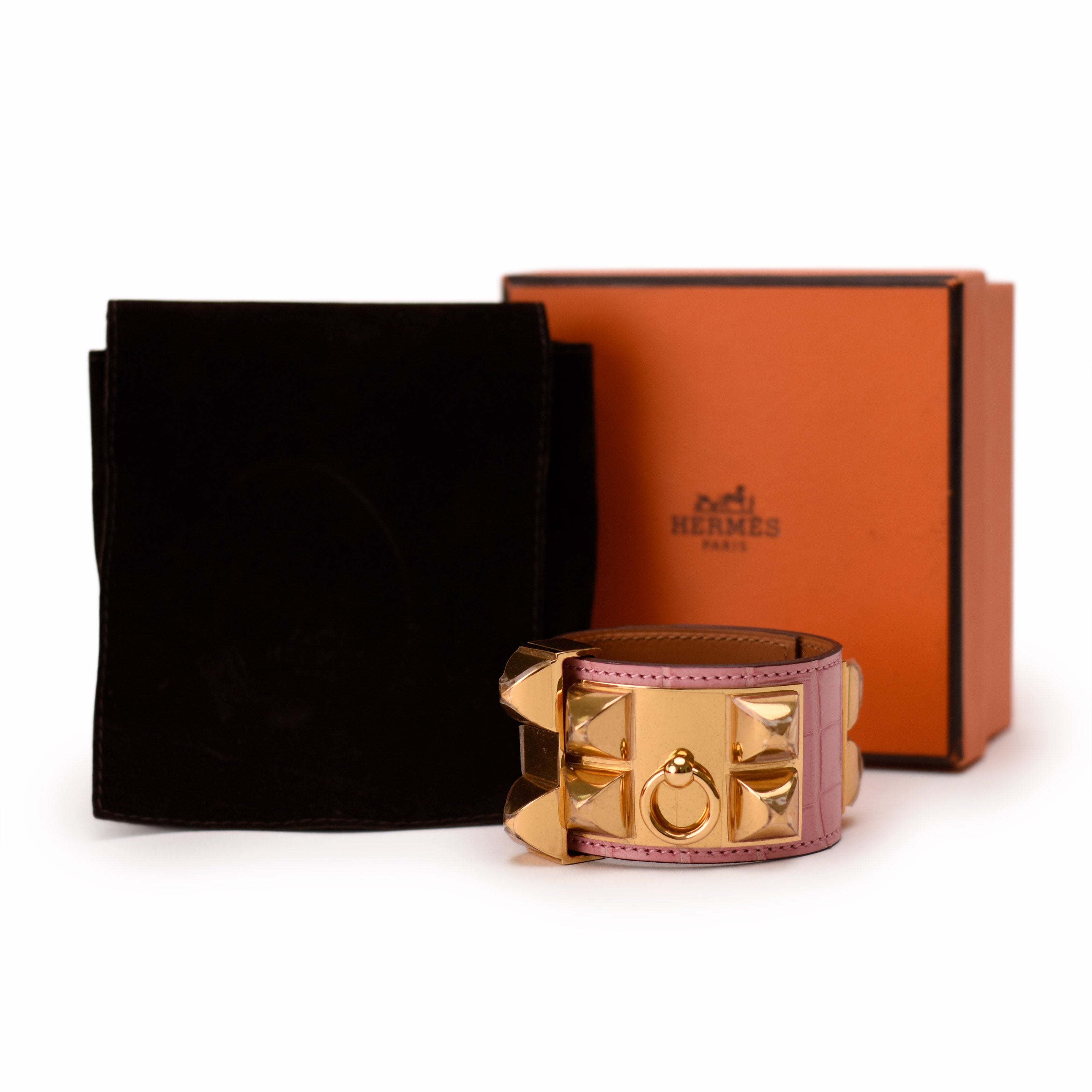 Hermès Collier De Chien Bracelet Alligator