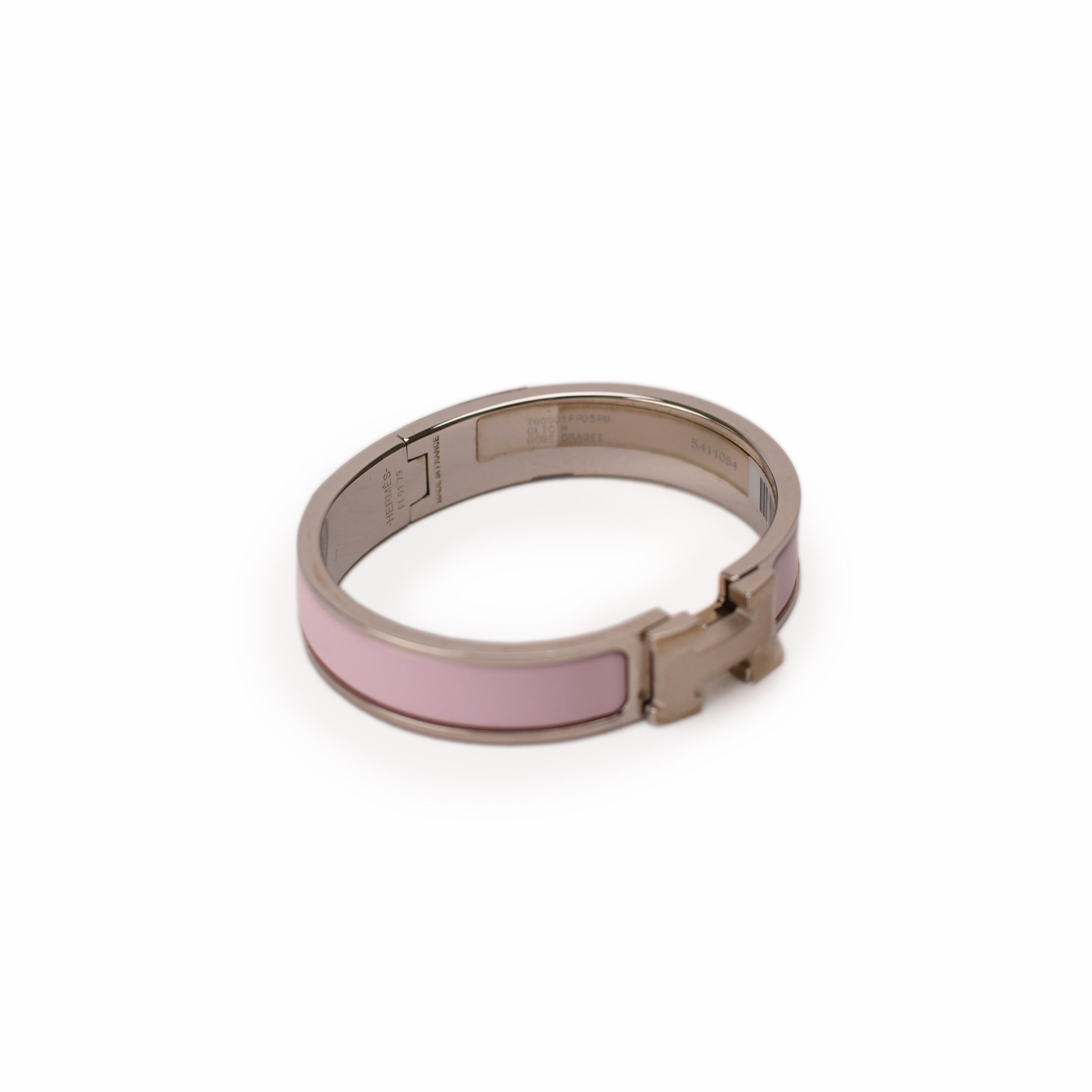 Hermès Clic H Rose Dragee PHW
