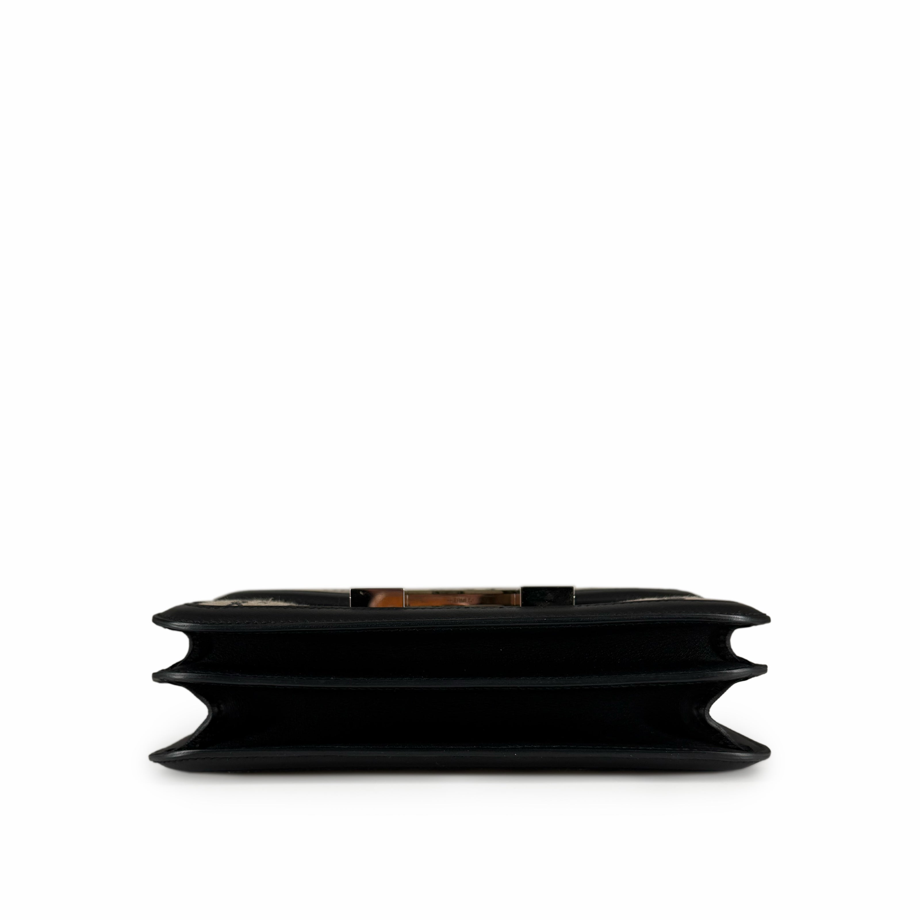 Hermès Constance 24 Toile De Camp Déchaînée and Black Swift Palladium Hardware