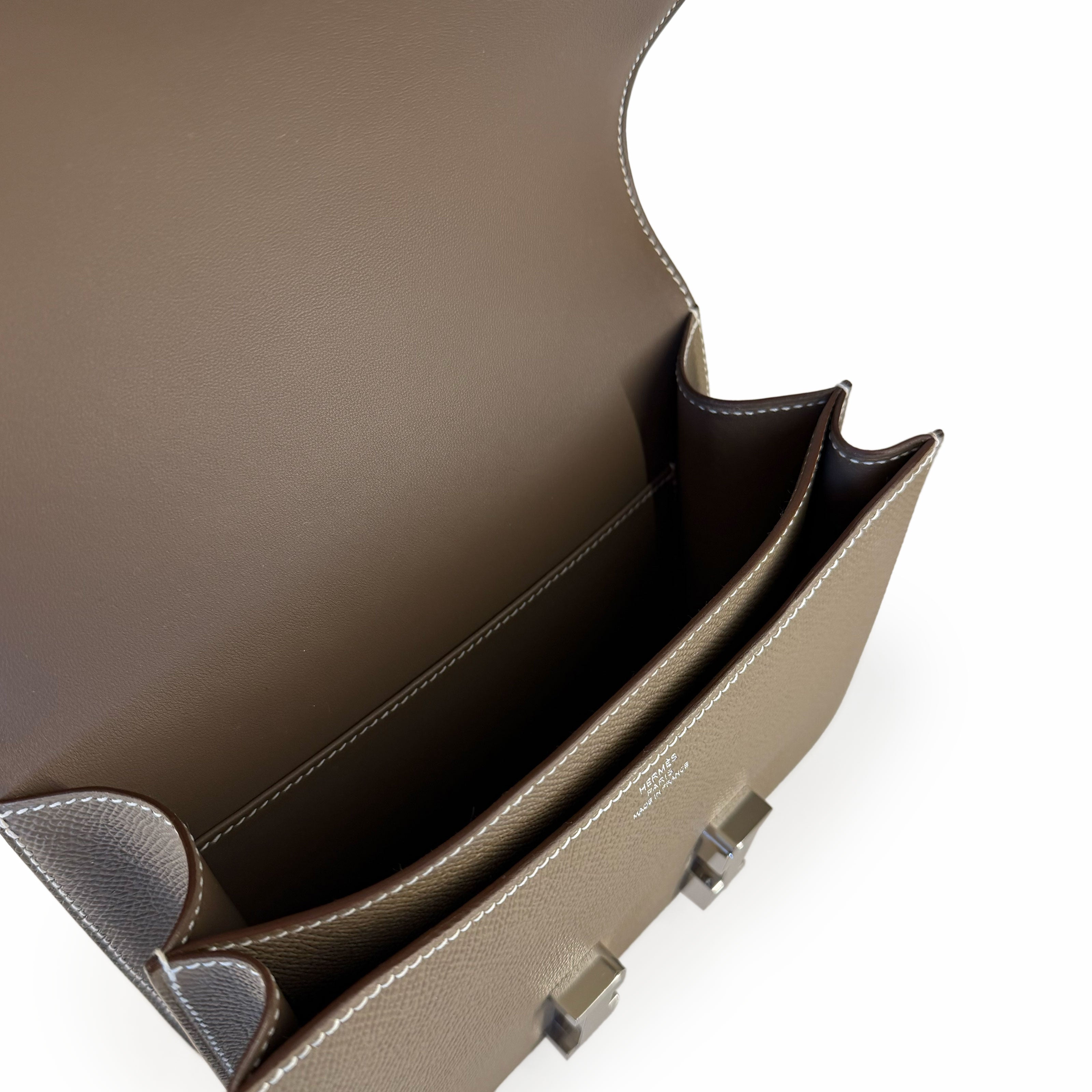 Hermès Constance 18 Etoupe Epsom
