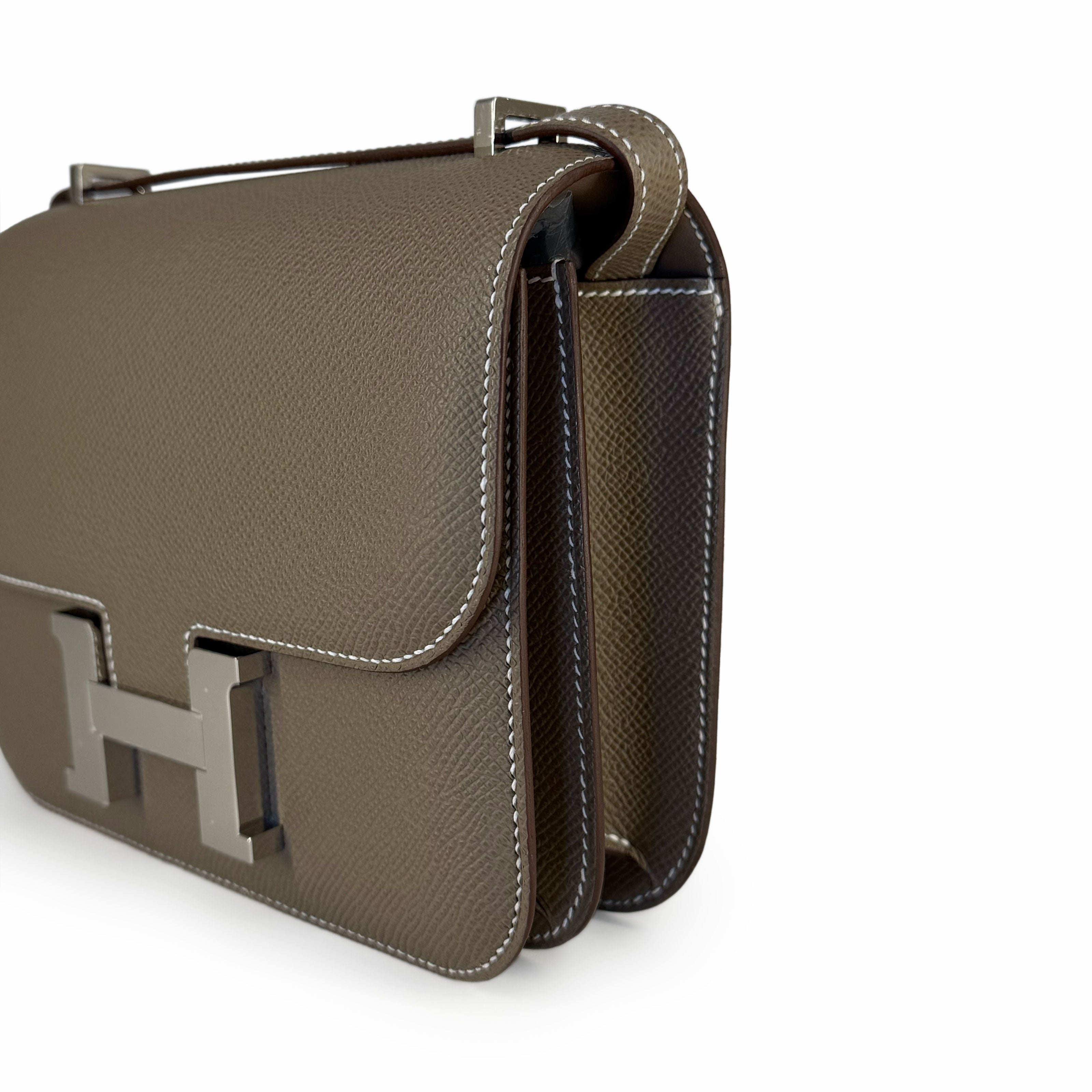 Hermès Constance 18 Etoupe Epsom