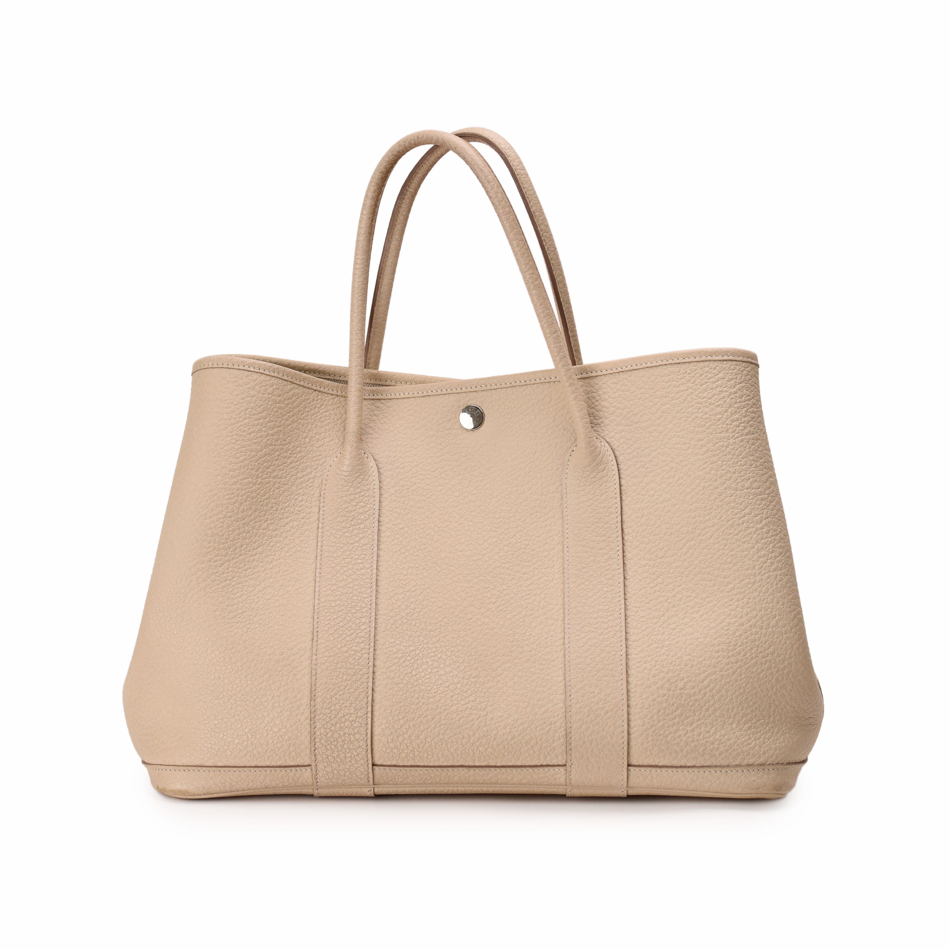 Hermès Garden Party 36 Cream Clemence Medium