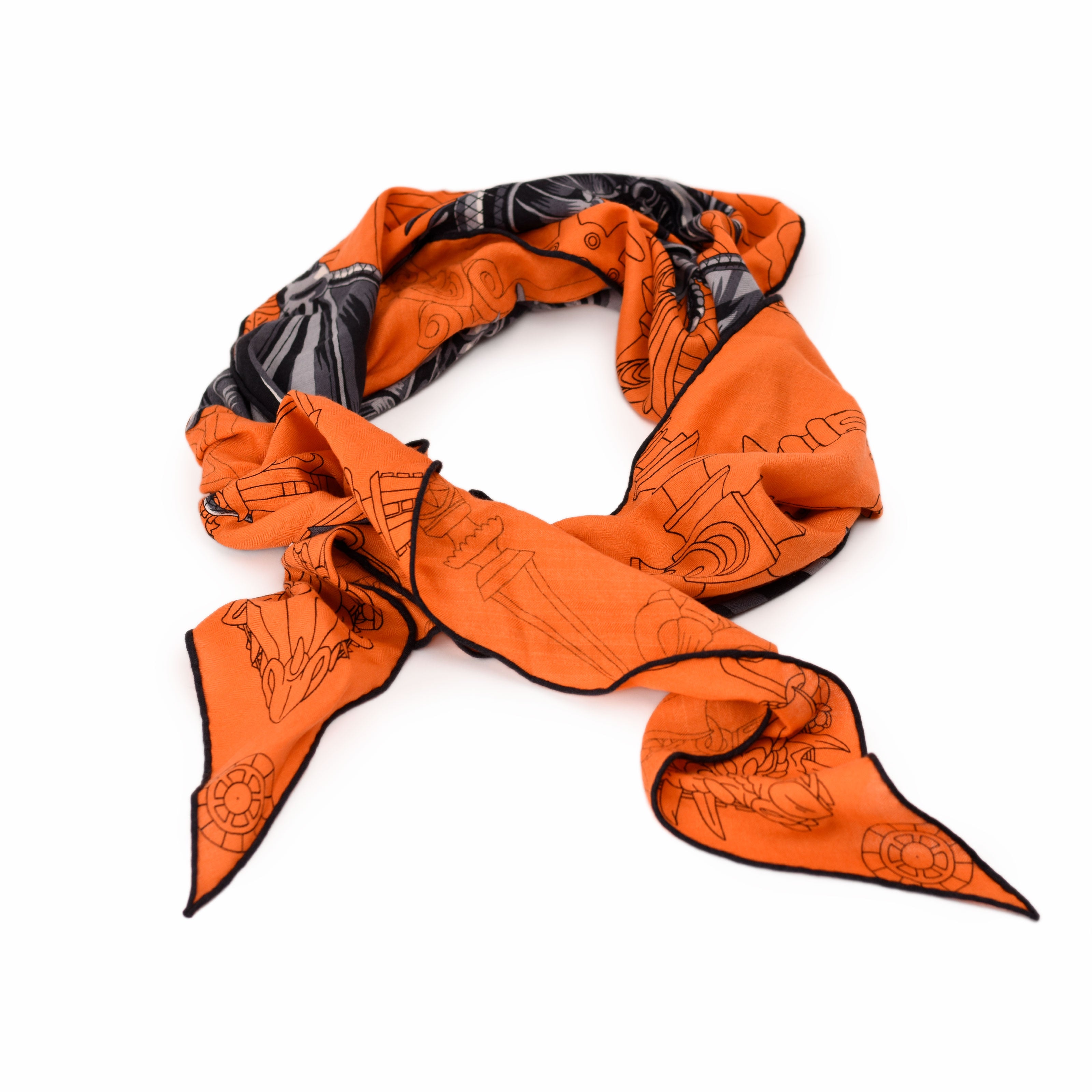 Hermès Dragon Flash Losange Scarf