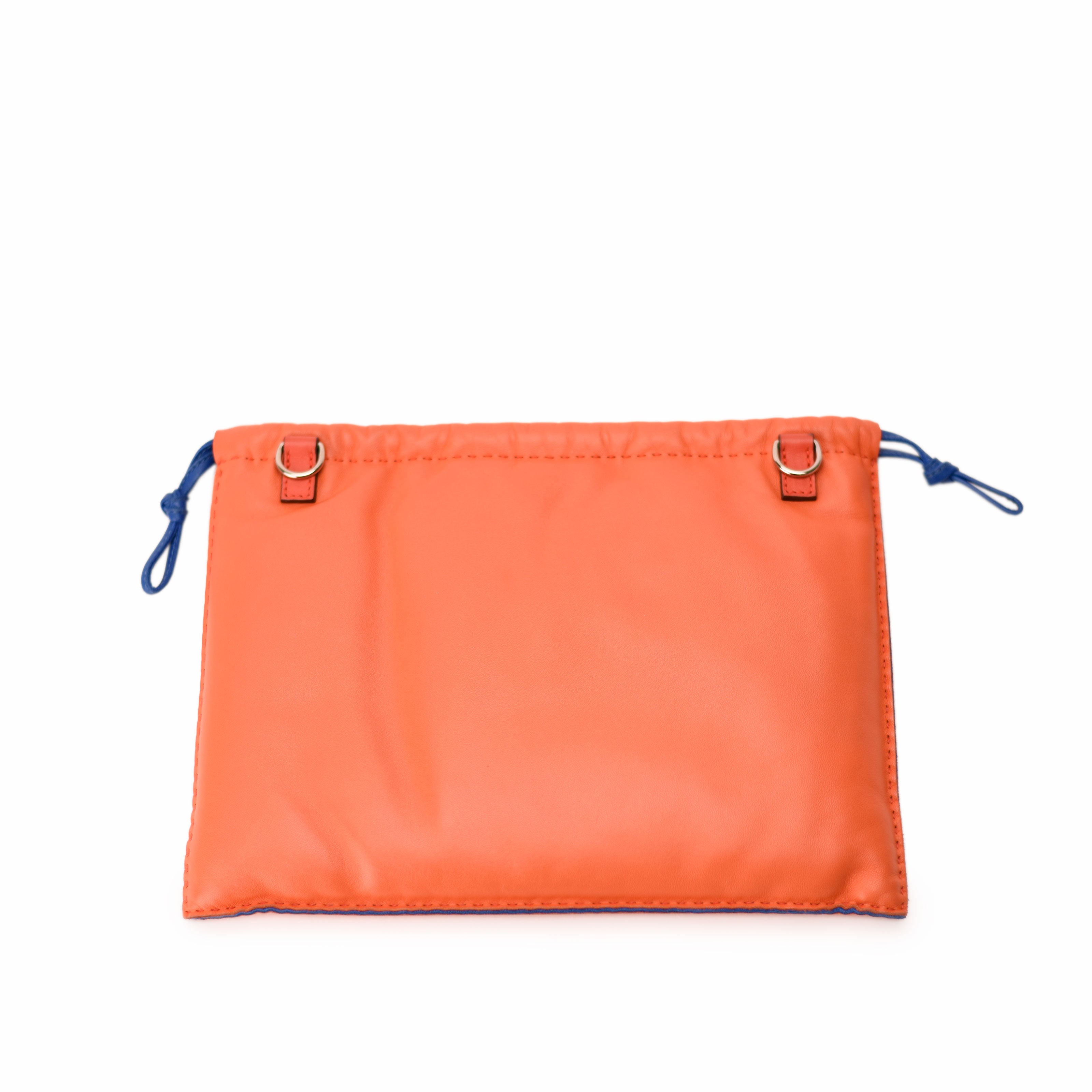 Hermès Orange Pilo Pouch