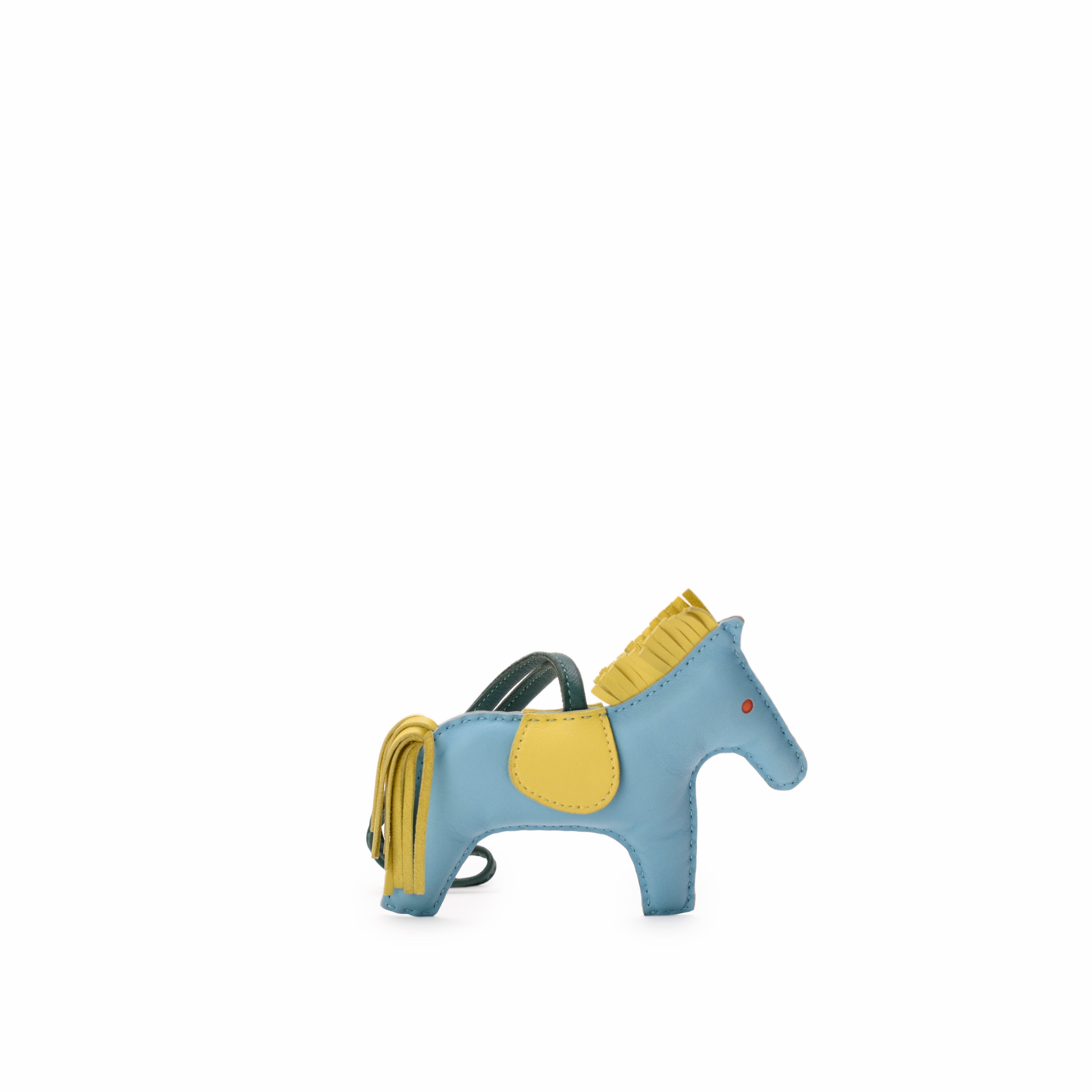 Hermès Rodeo PM Bag Charm in Bleu Céleste