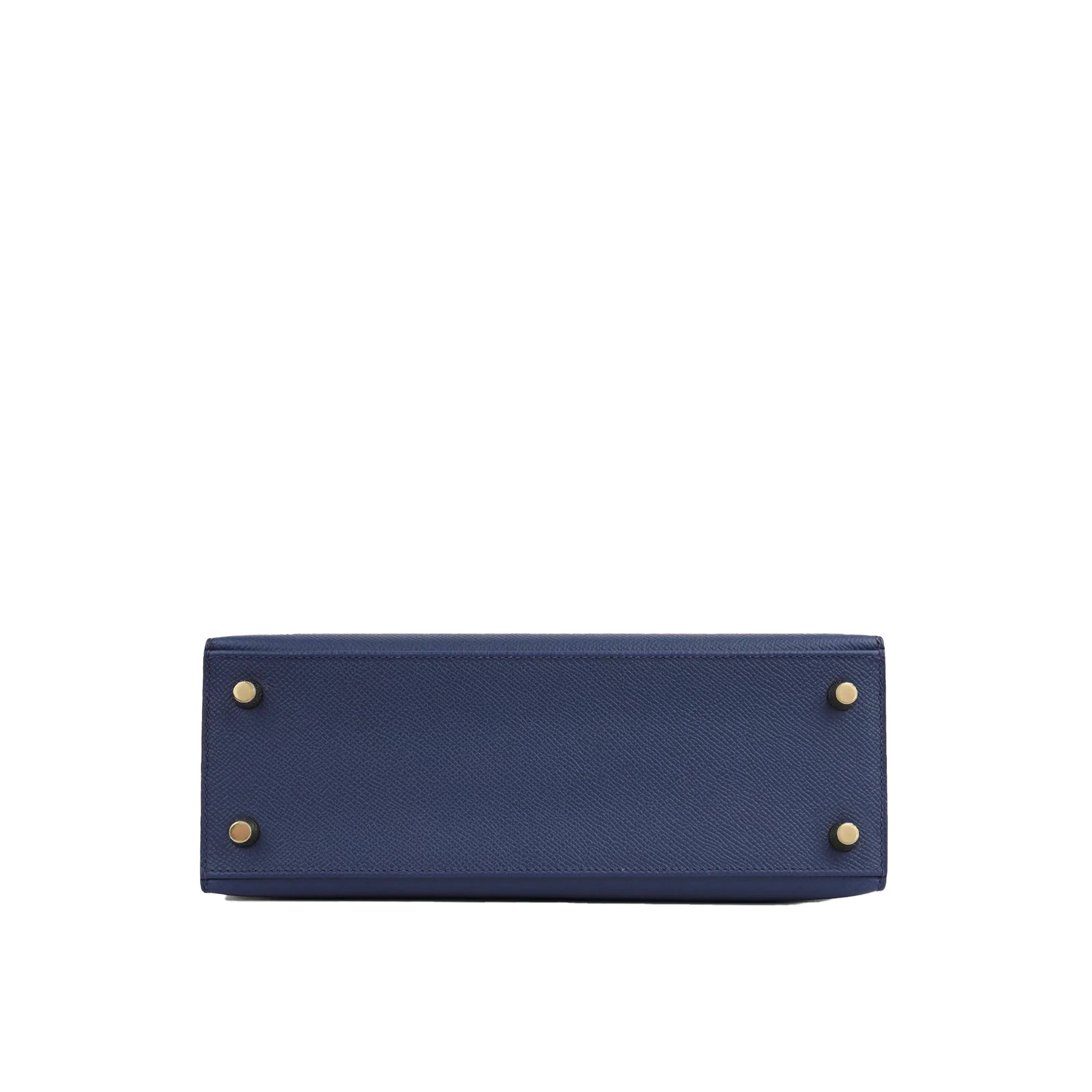 Hermès Kelly Sellier 25 Bleu Epsom GHW