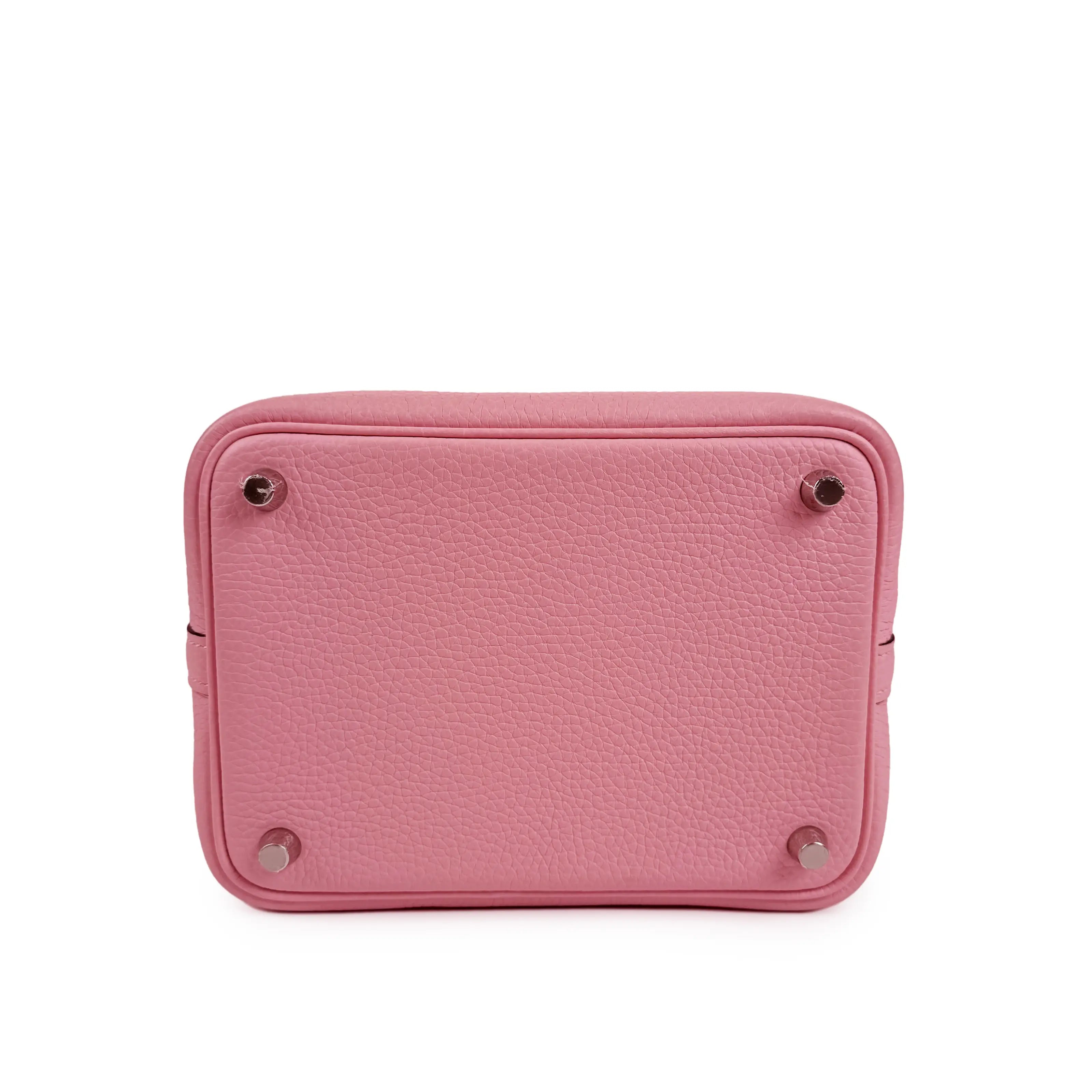 Hermès Picotin Lock 18 Rose Sakura Clemence PHW