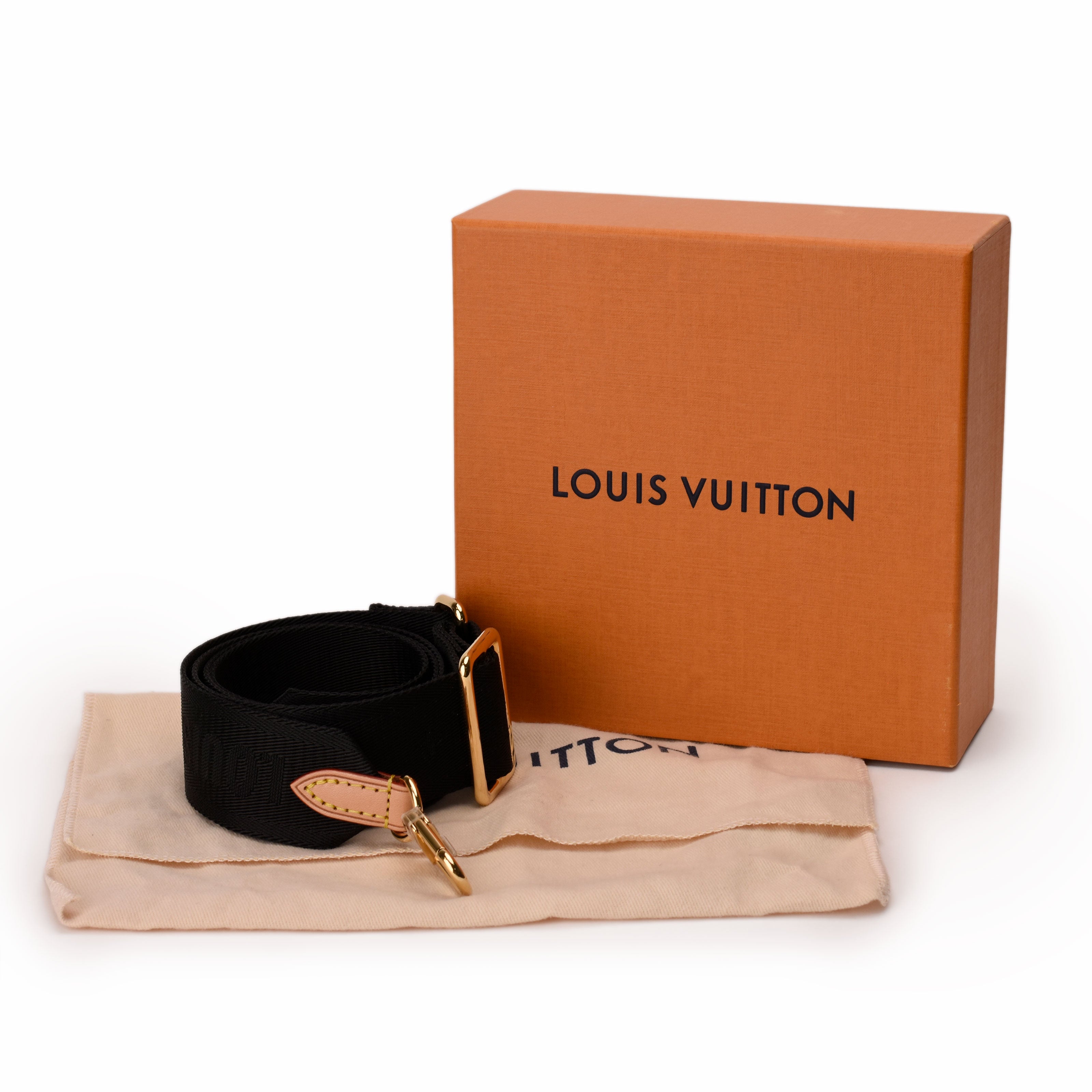 Louis Vuitton Bandoulière Strap Black
