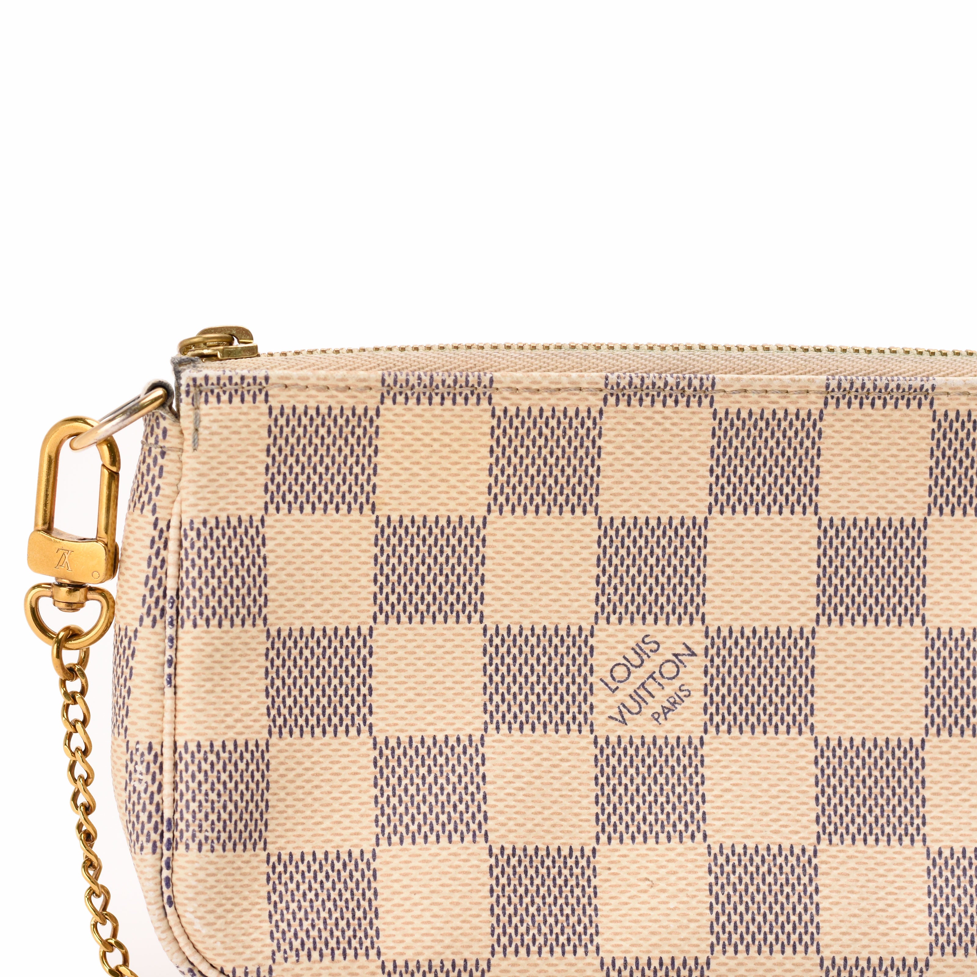 Louis Vuitton Mini Pochette Accessoires Damier Azur