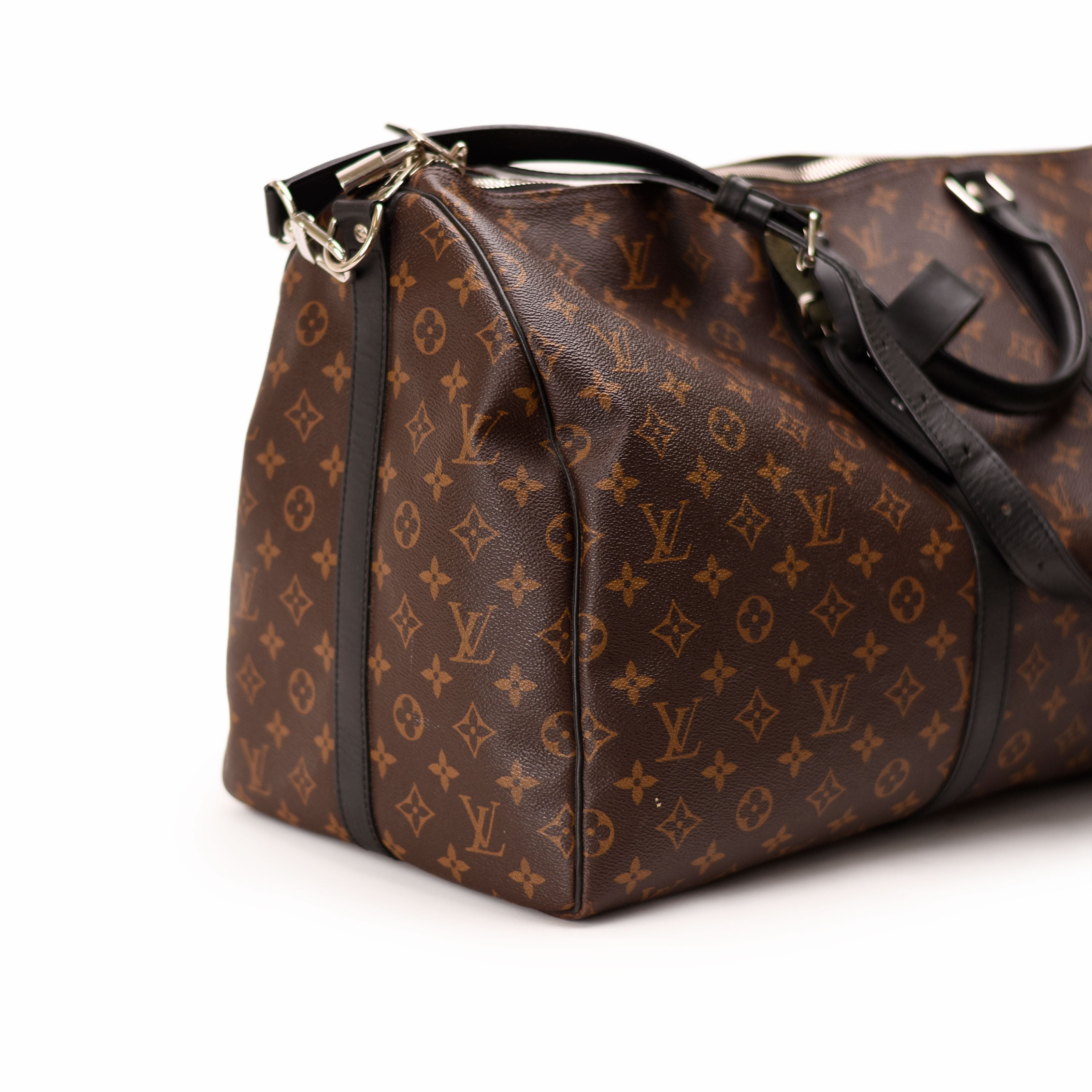 Louis Vuitton Keepall 55 B Monogram Black