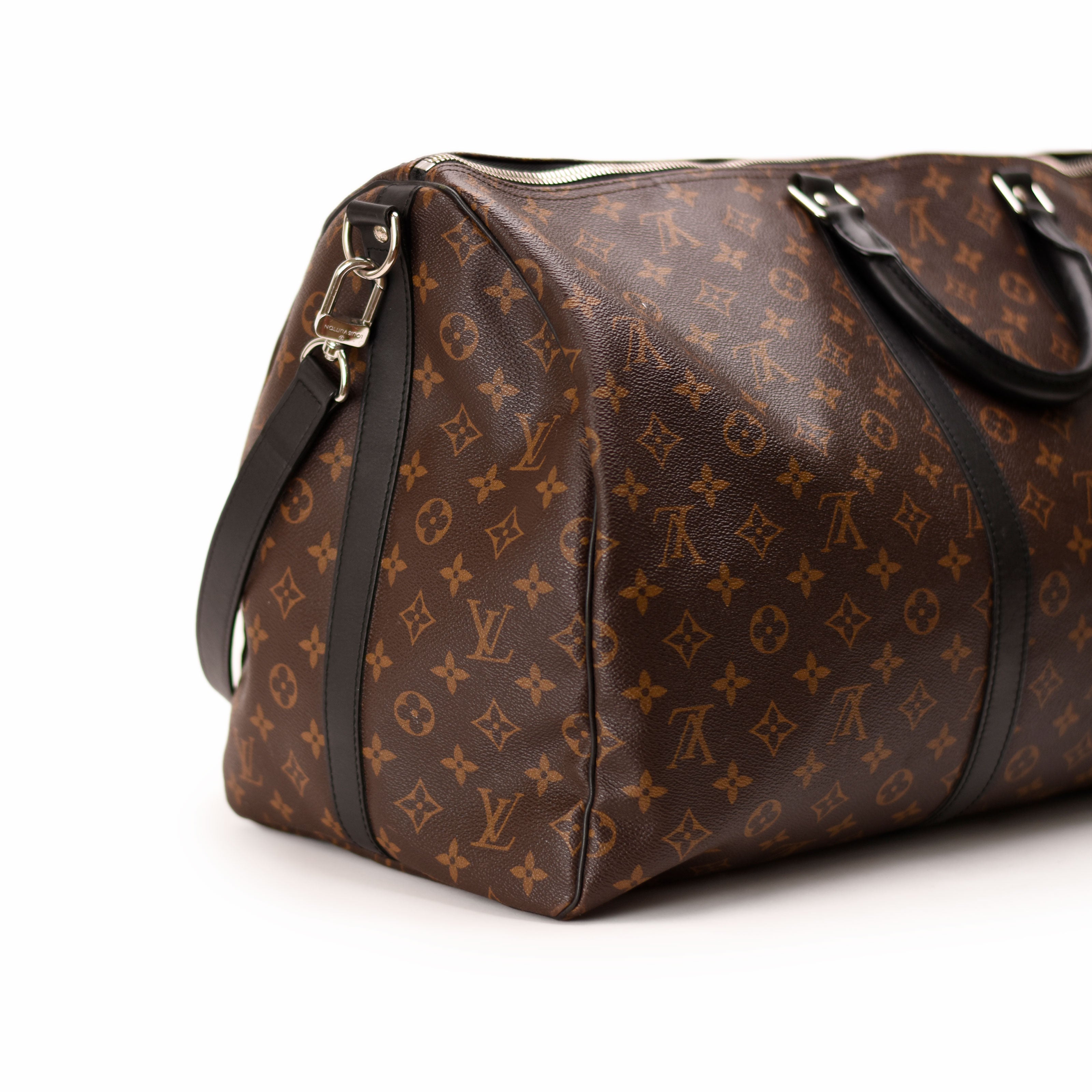 Louis Vuitton Keepall 55 B Monogram Black