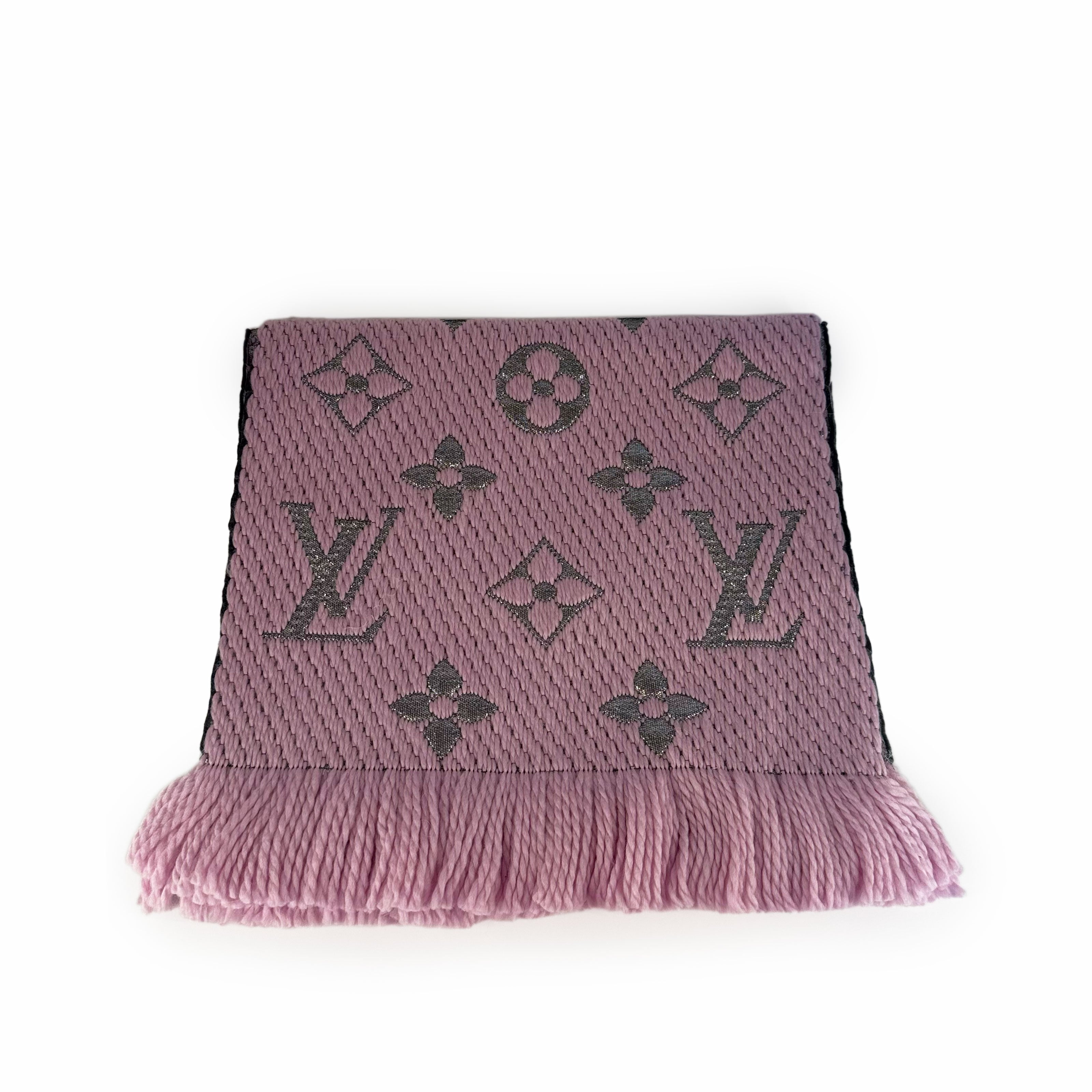 Louis Vuitton Logomania Scarf Pink