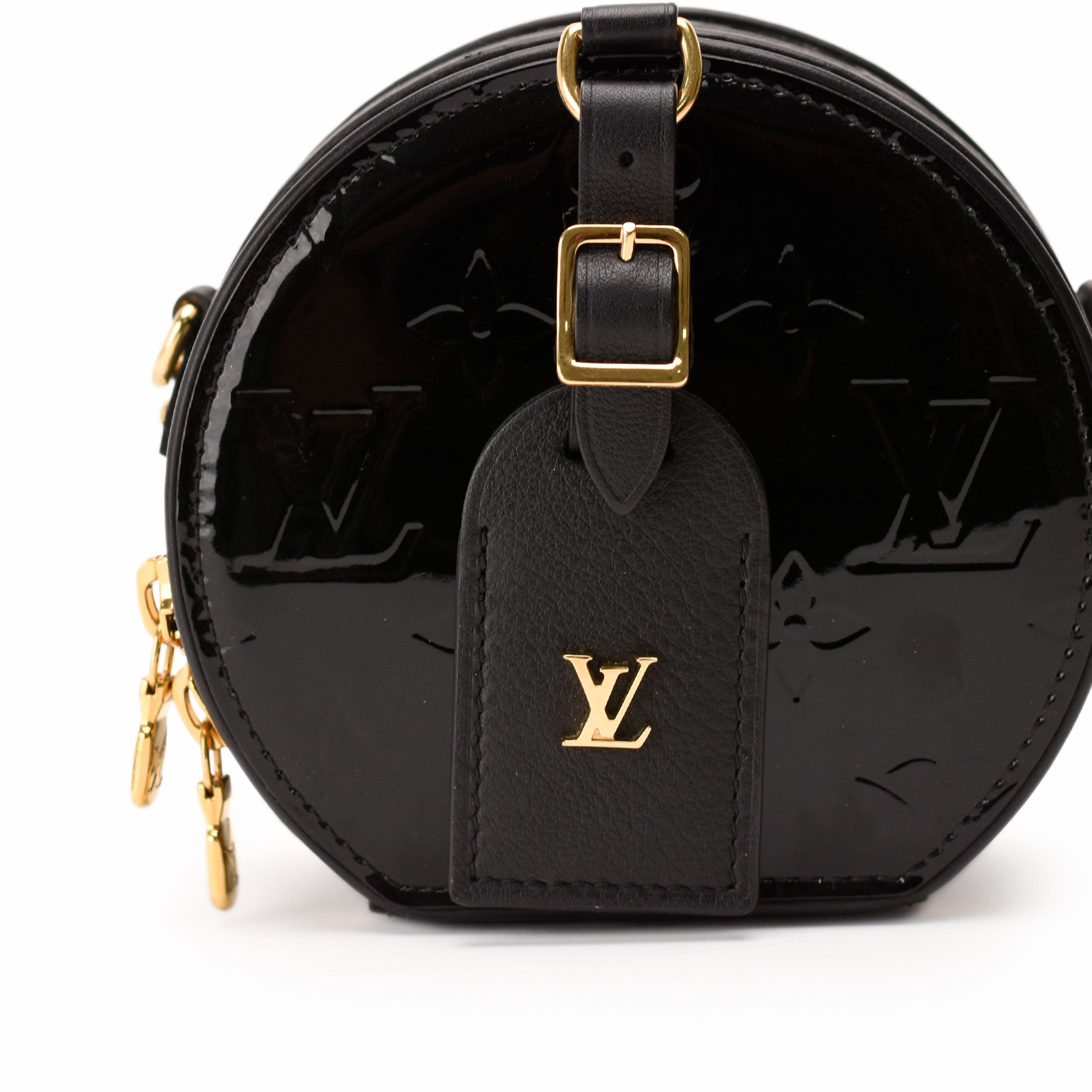 Louis Vuitton Mini Boite Chapeau Monogram Vernis Black