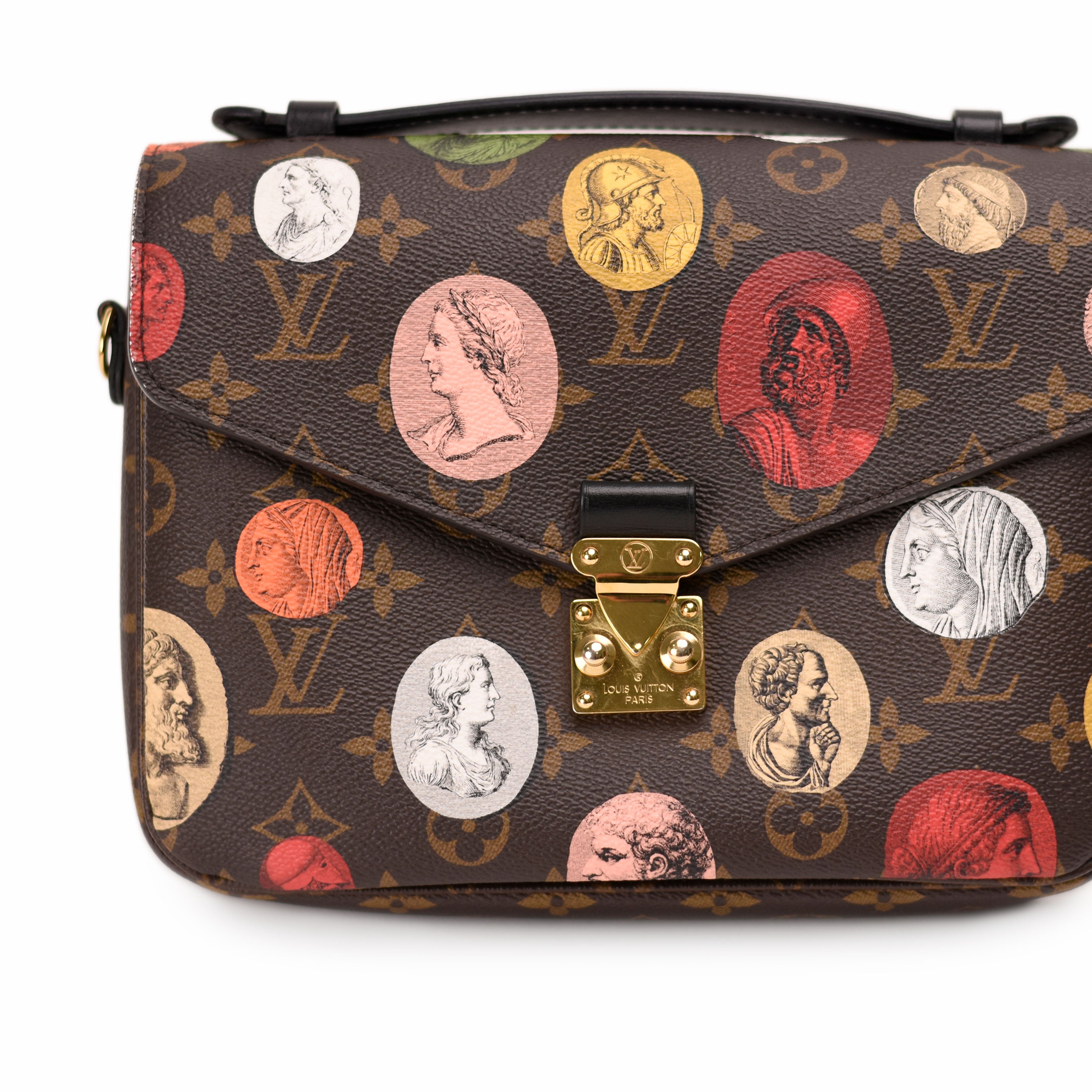 Louis Vuitton X Fornasetti Monogram Canvas Cameo Metis Pochette Bag