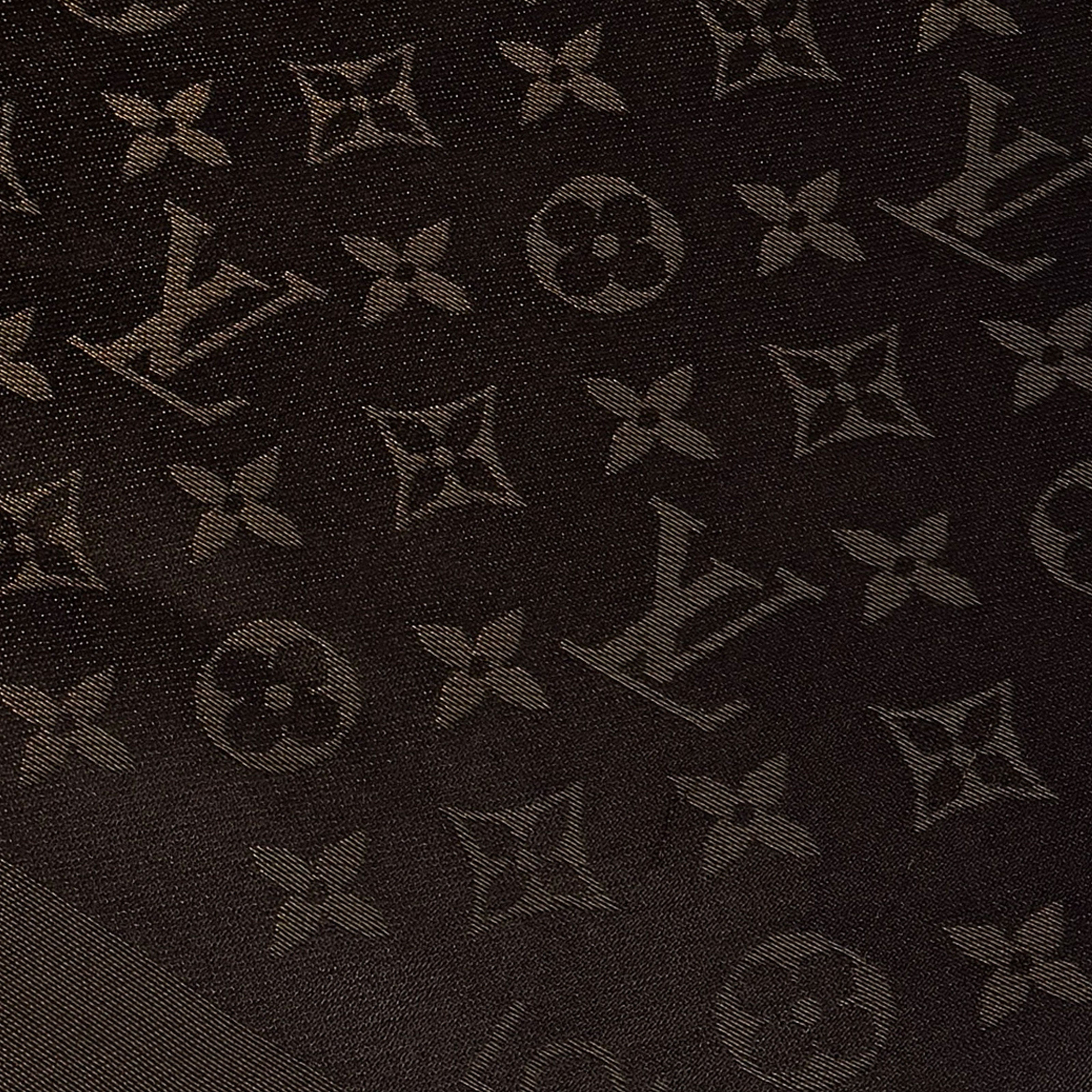 Louis Vuitton Monogram Shine Shawl Brown